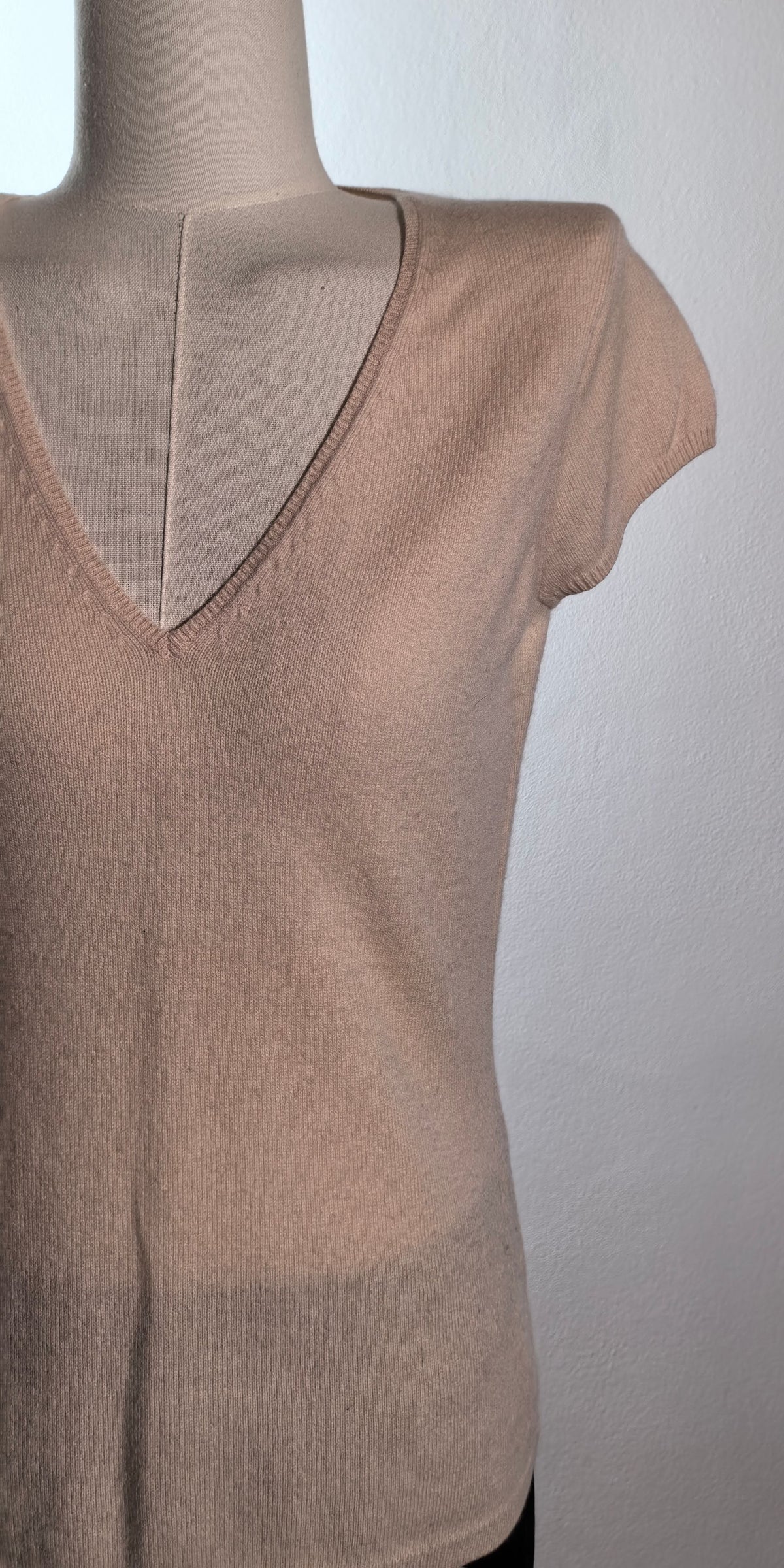 Bluza din casmir cu decoleteu "V" - Express Design