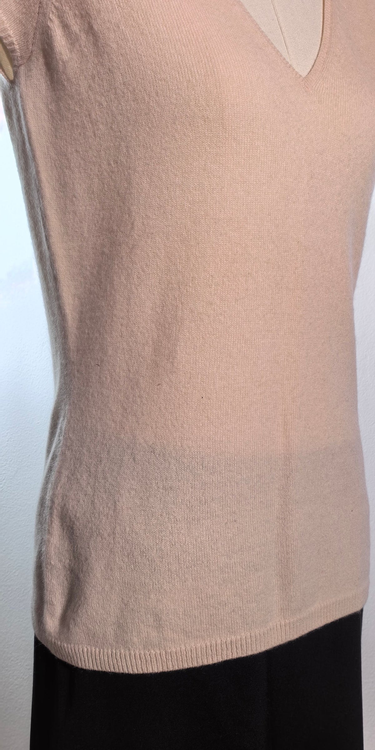 Bluza din casmir cu decoleteu "V" - Express Design