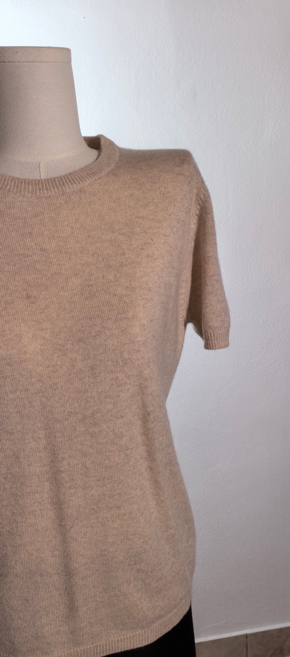 Bluza bej din casmir - Wendy B.