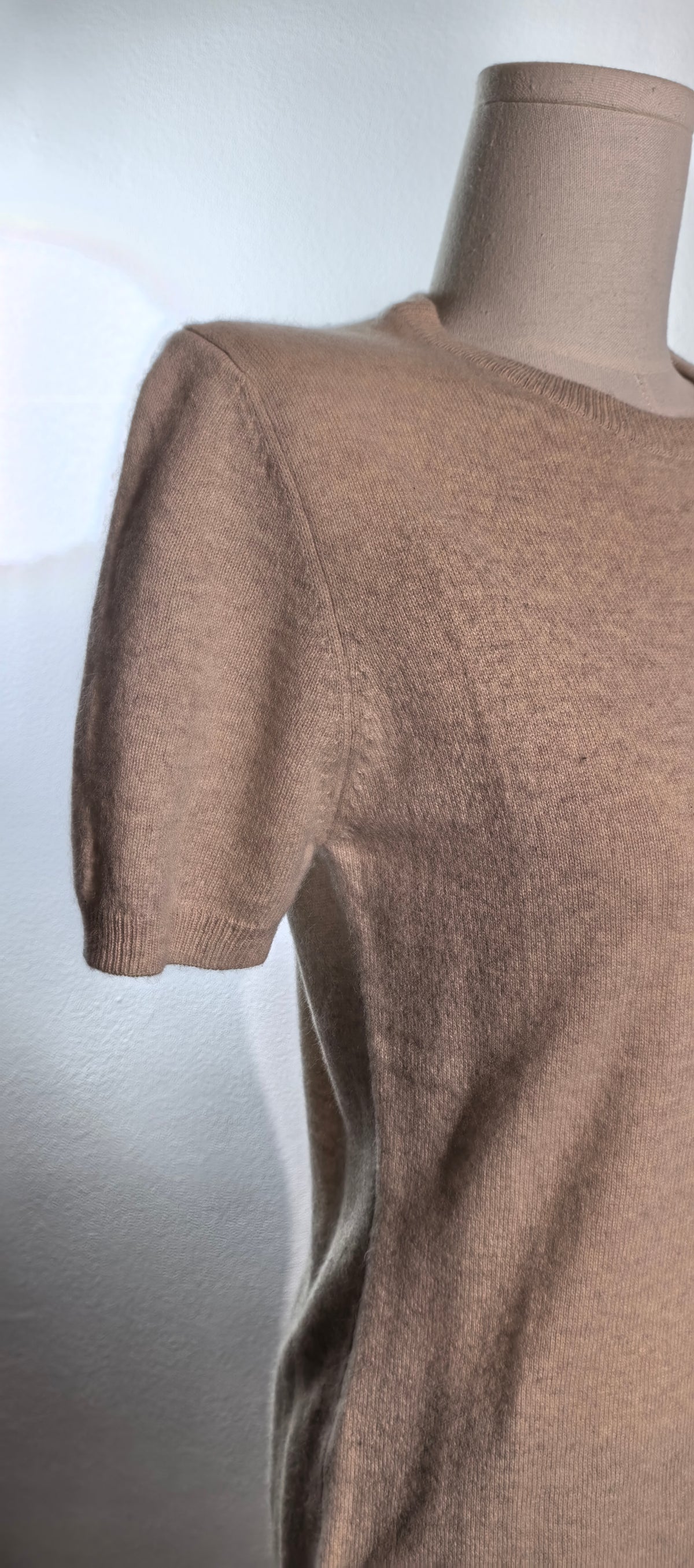 Bluza bej din casmir - Wendy B.