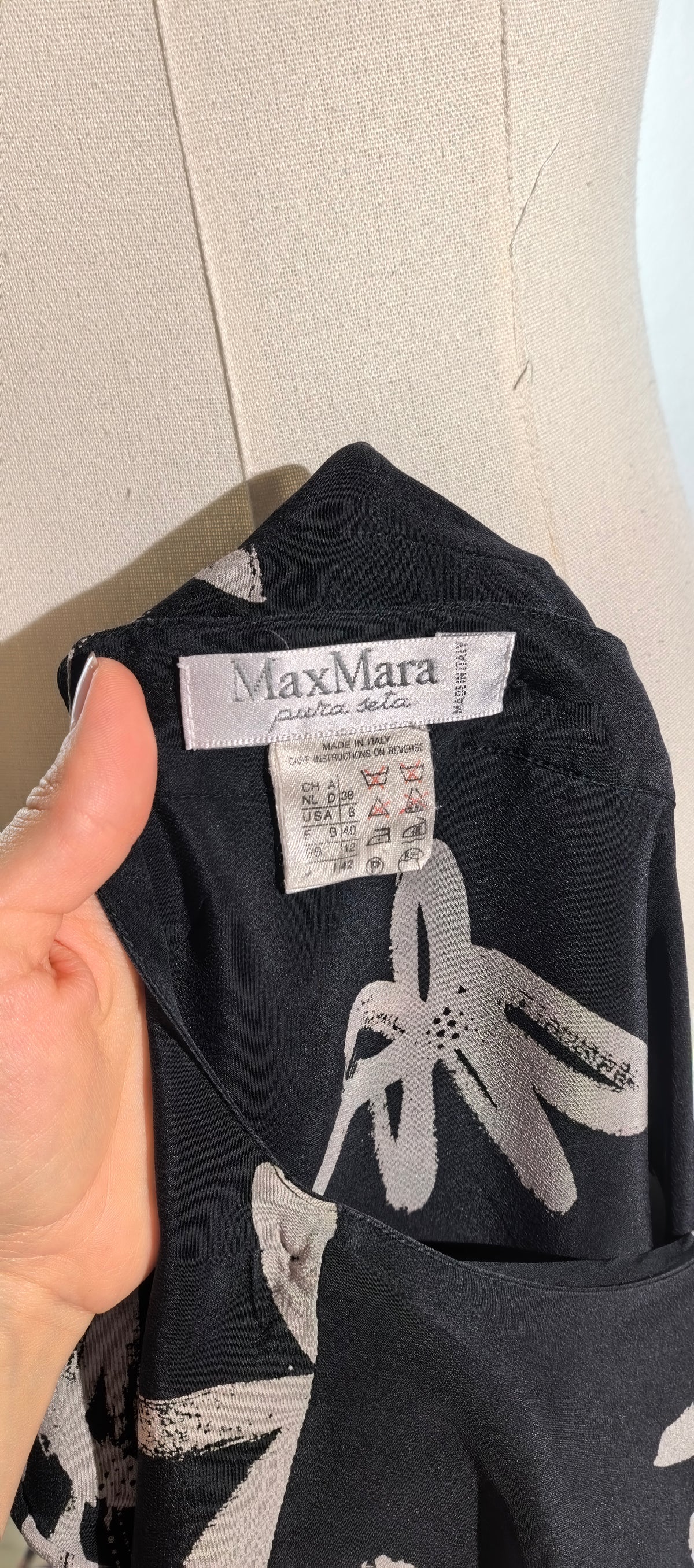 Rochie din matase naturala - Max Mara