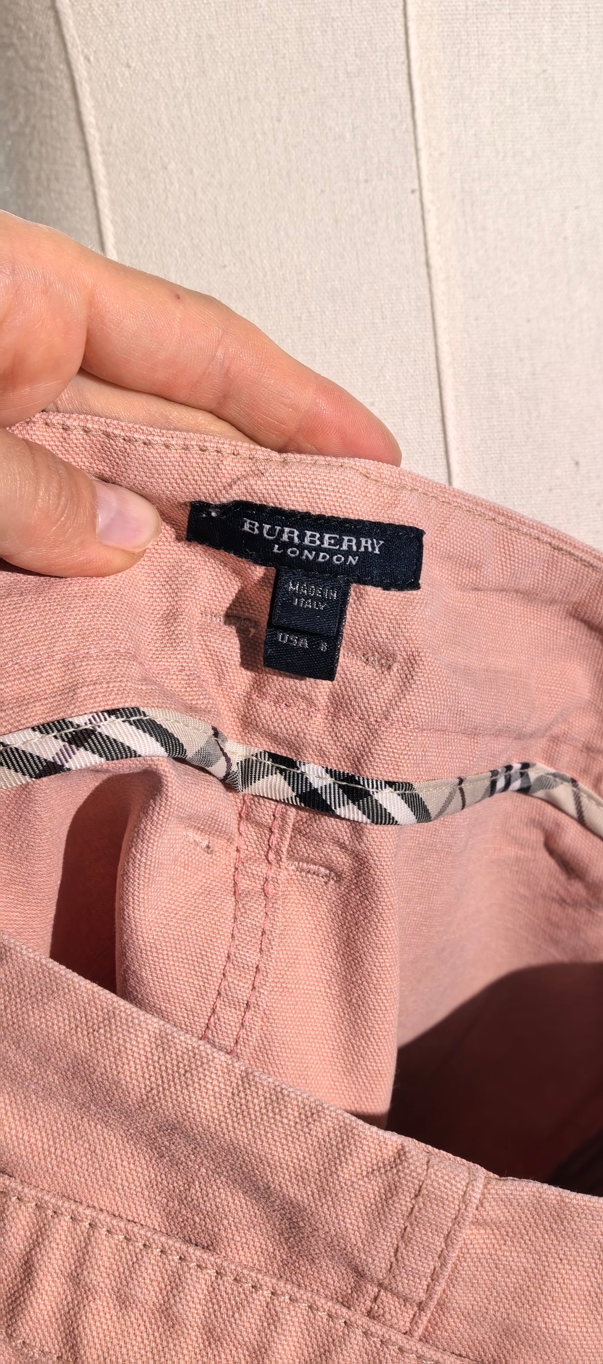Fusta luxury din jeans de bumbac - Burberry