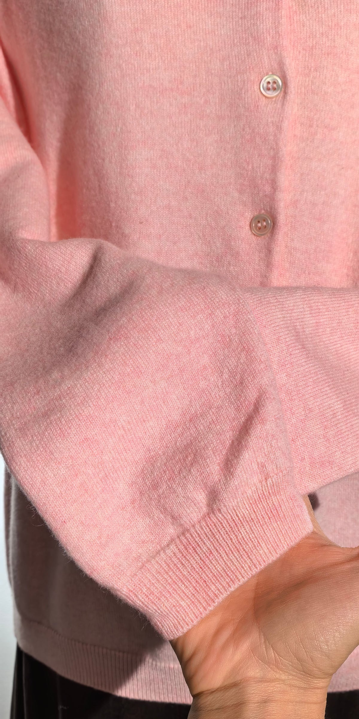 Pulover cu nasturi din casmir - Pure Cashmere