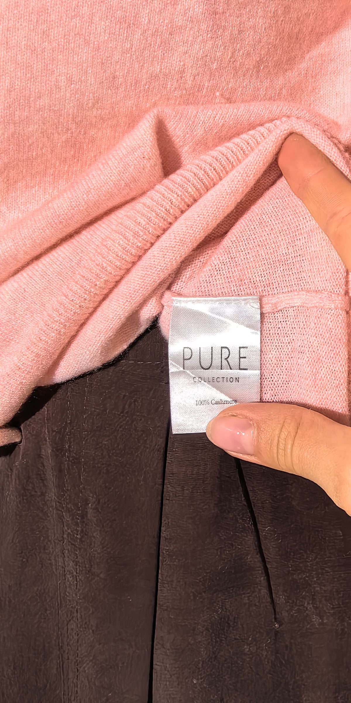 Pulover cu nasturi din casmir - Pure Cashmere
