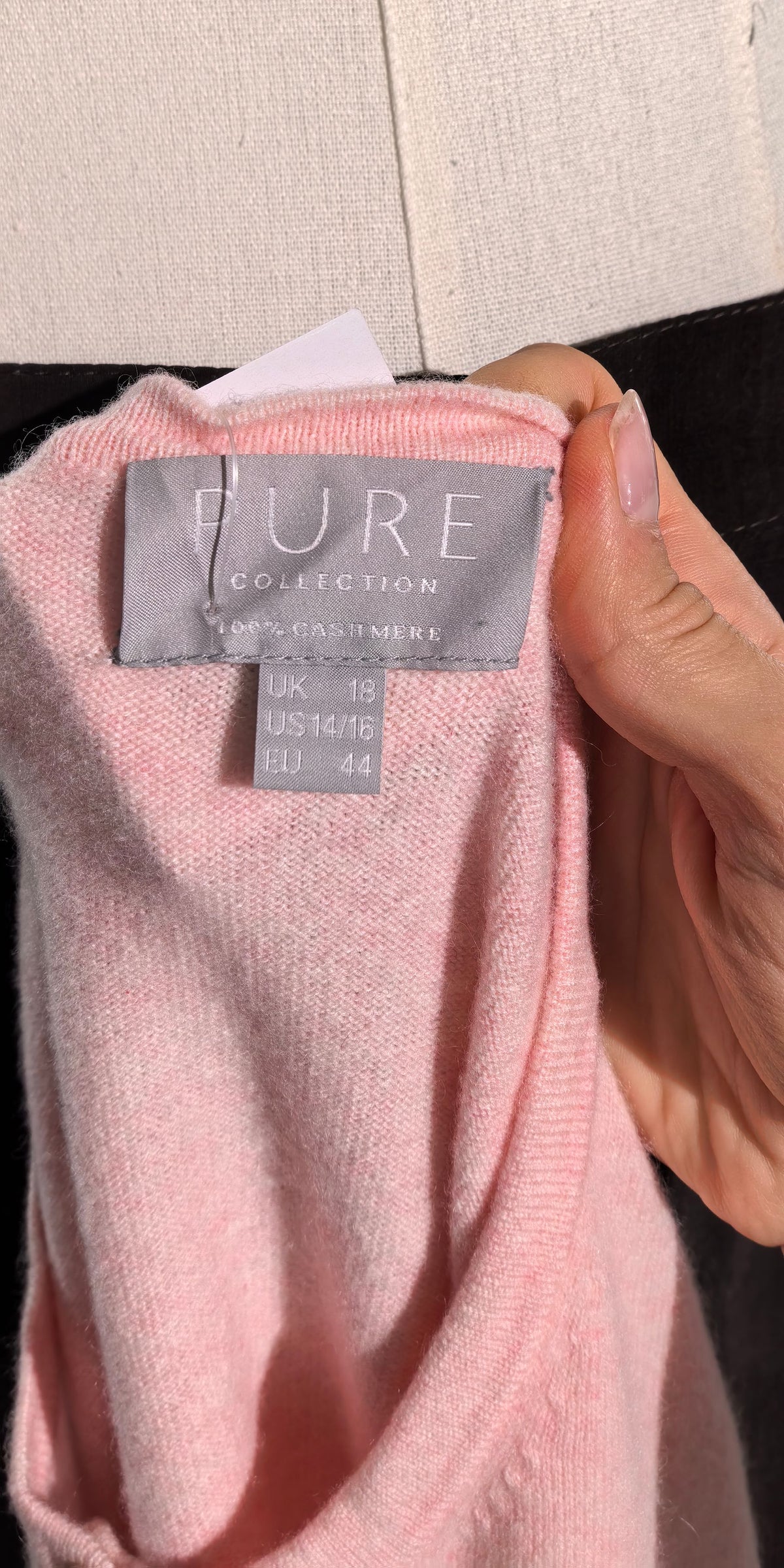 Pulover cu nasturi din casmir - Pure Cashmere