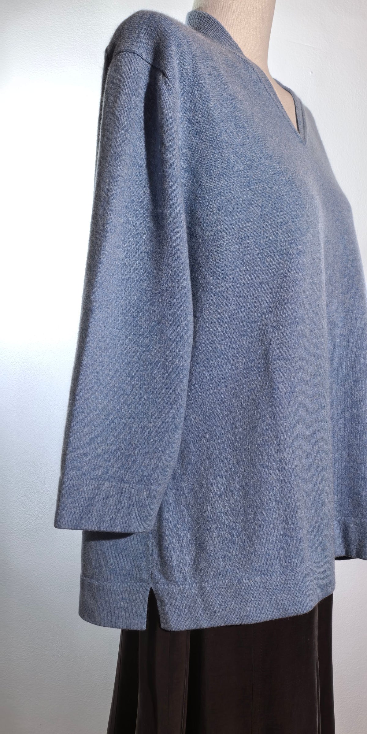 Pulover din casmir cu maneca 3/4 - Jones New York