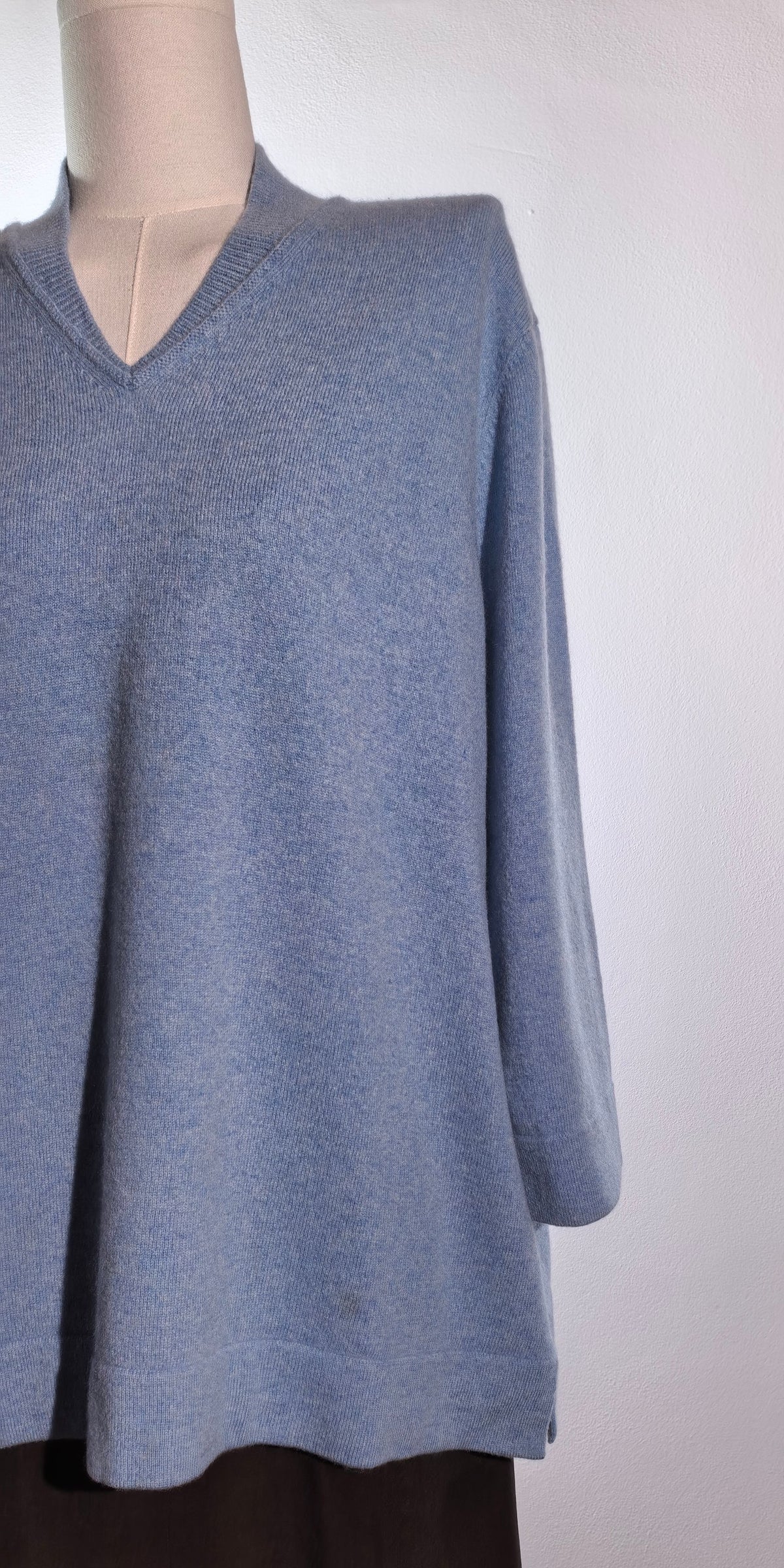 Pulover din casmir cu maneca 3/4 - Jones New York