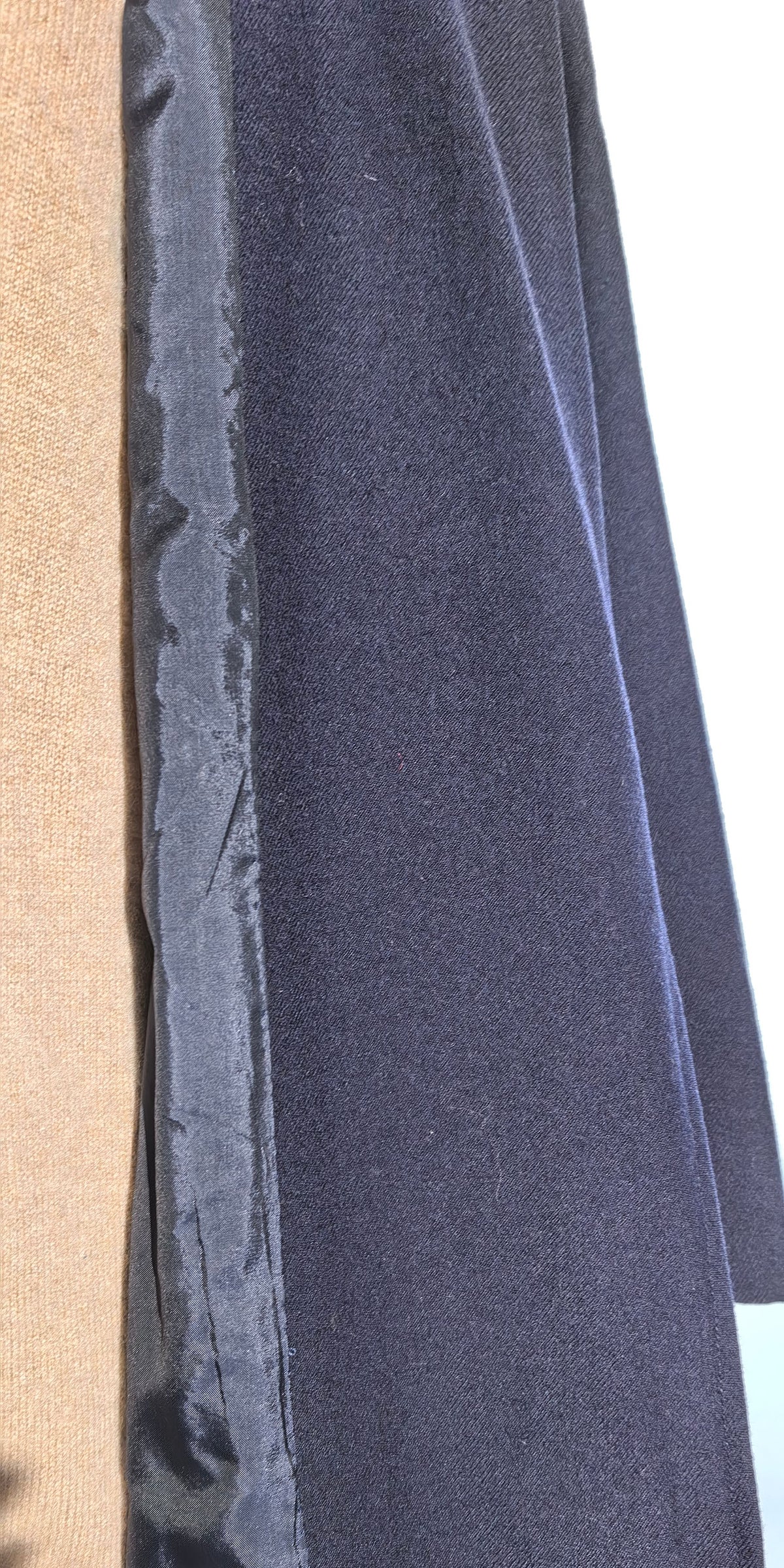 Palton tip sacou handmade  din stofa fina de lana