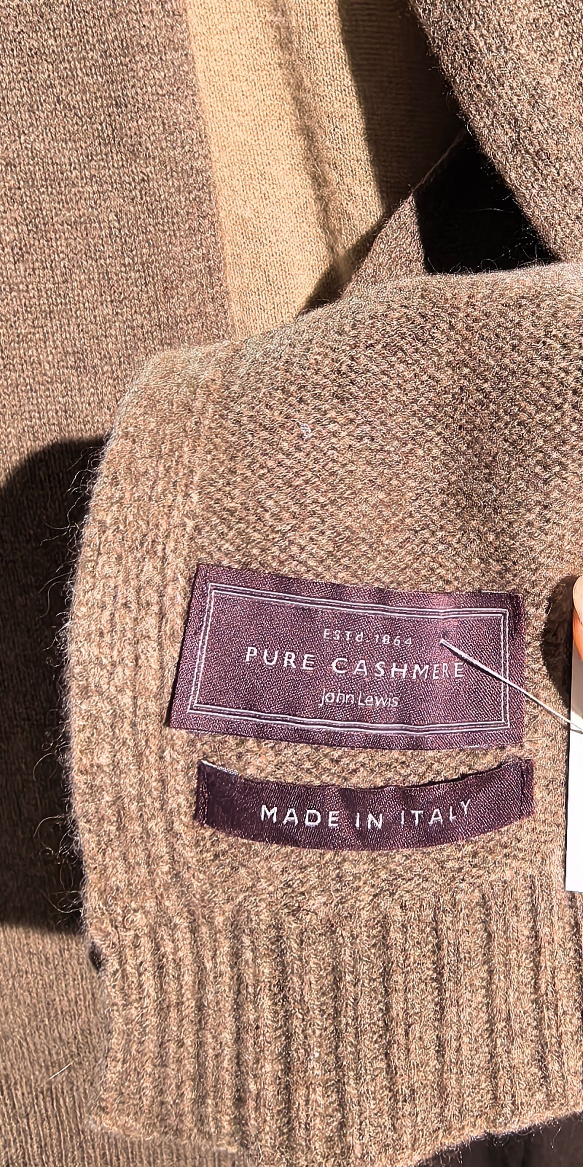 Fular din casmir tricotat - John Lewis
