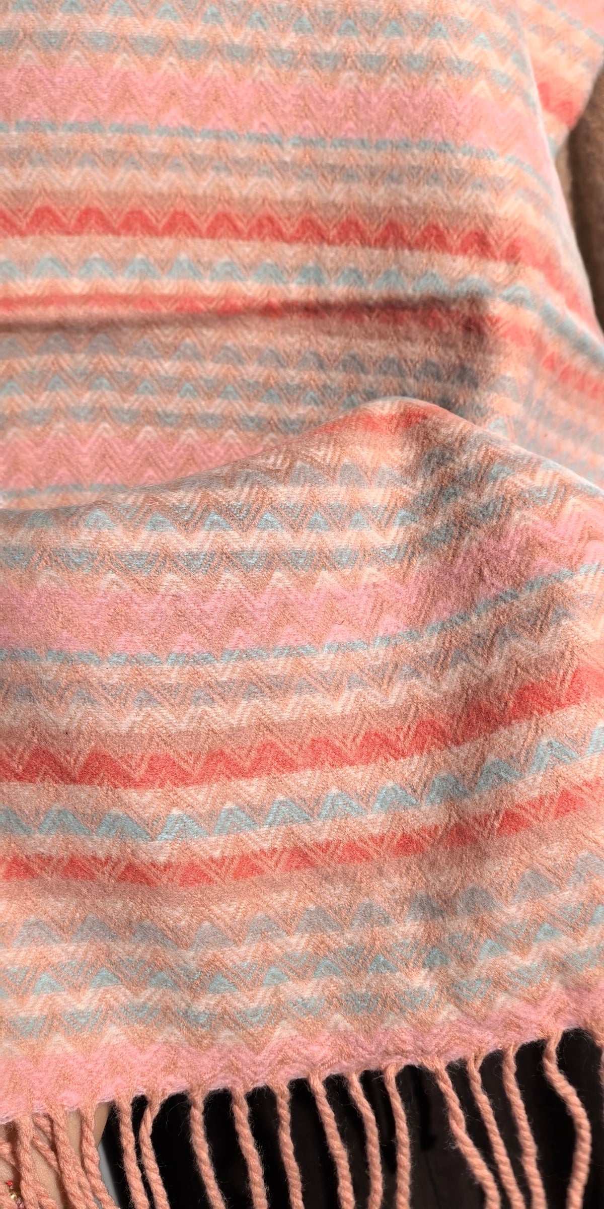 Fular multicolor din casmir