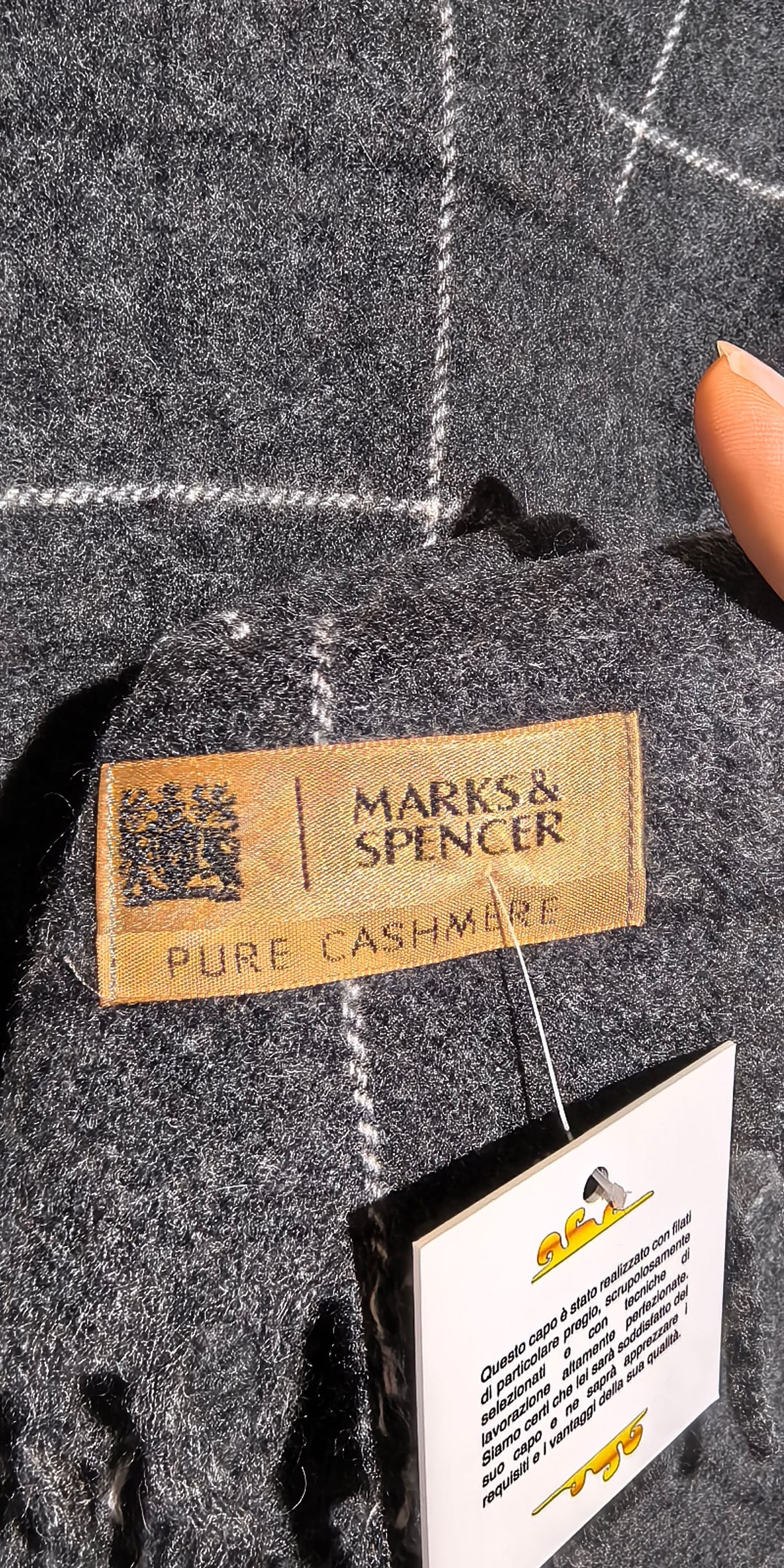 Fular in caroruri din casmir - M&S