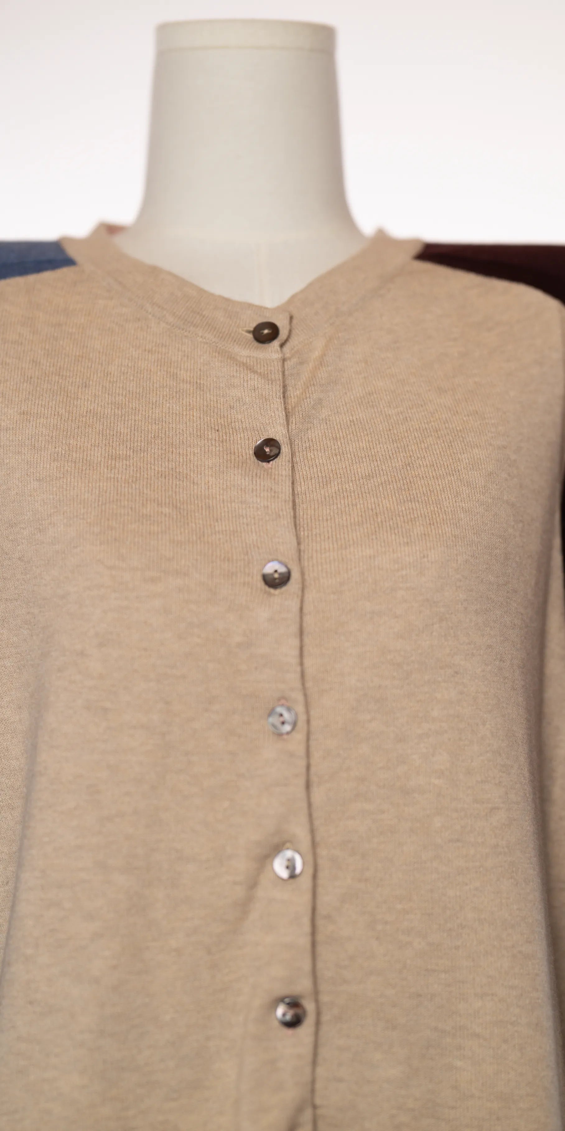 Cardigan din blend merino si bumbac organic - White Stuff