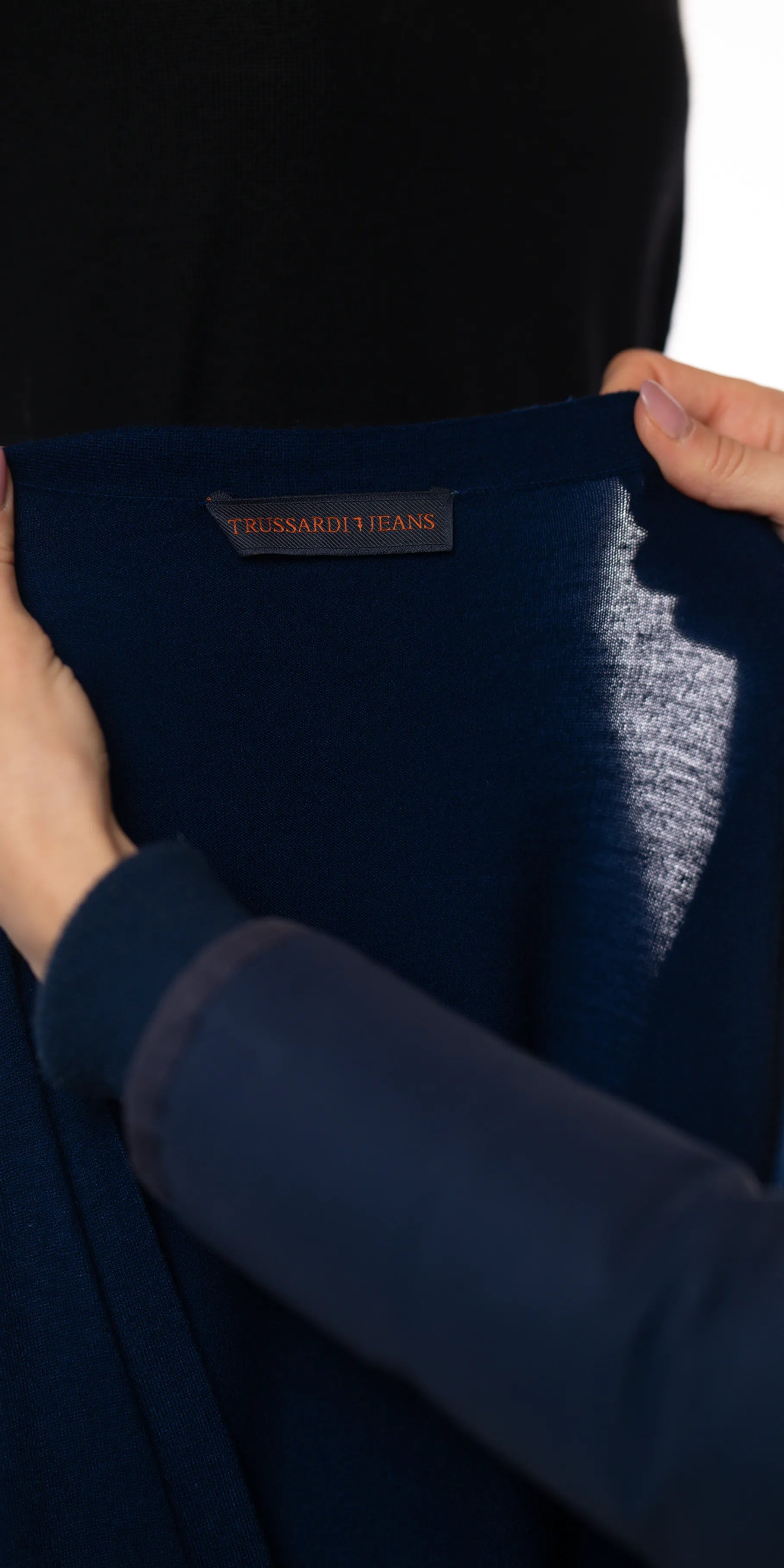 Cardigan fin din vascoza - Trussardi