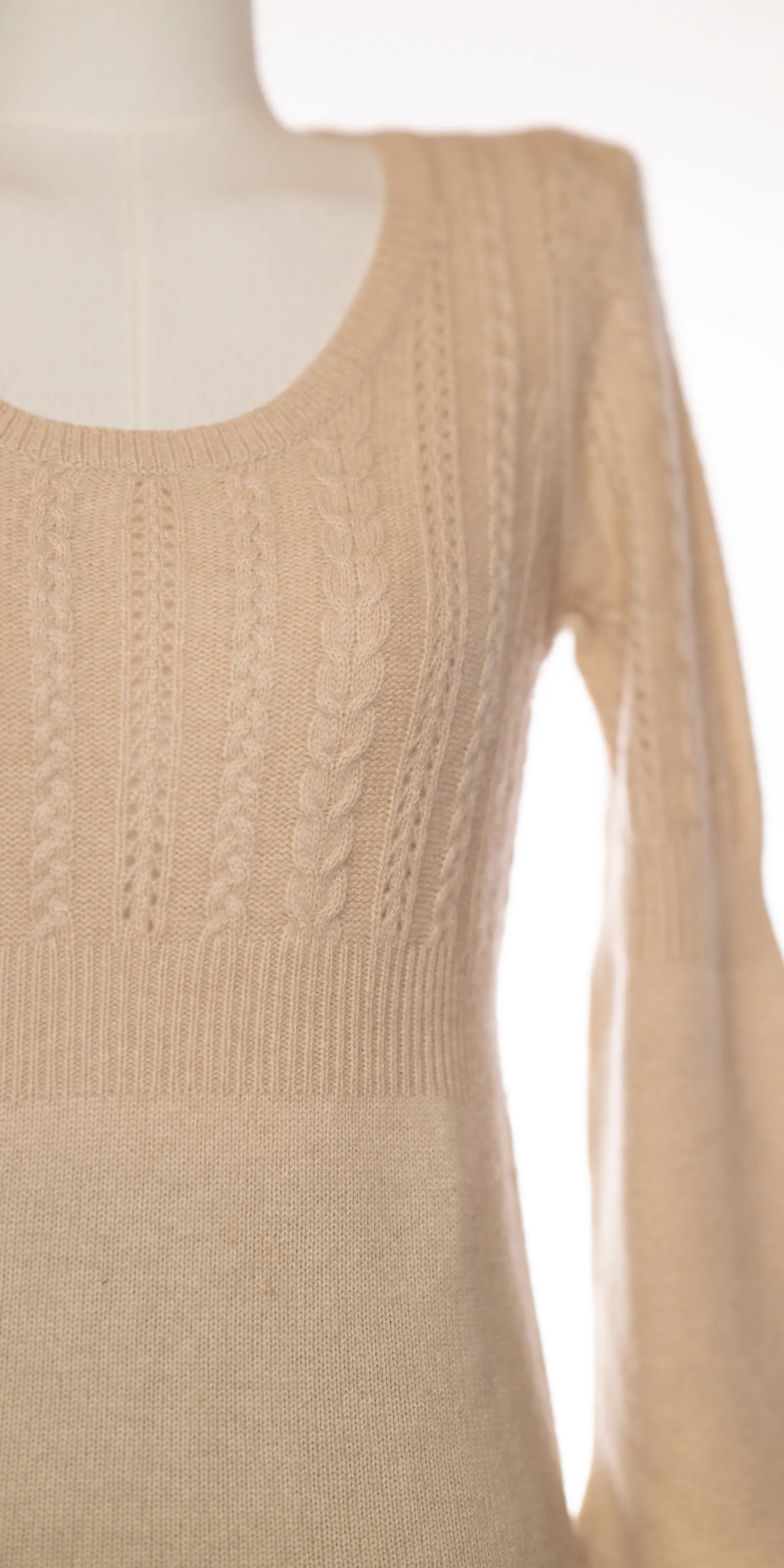 Pulover cu torsade din casmir - Ann Taylor -S