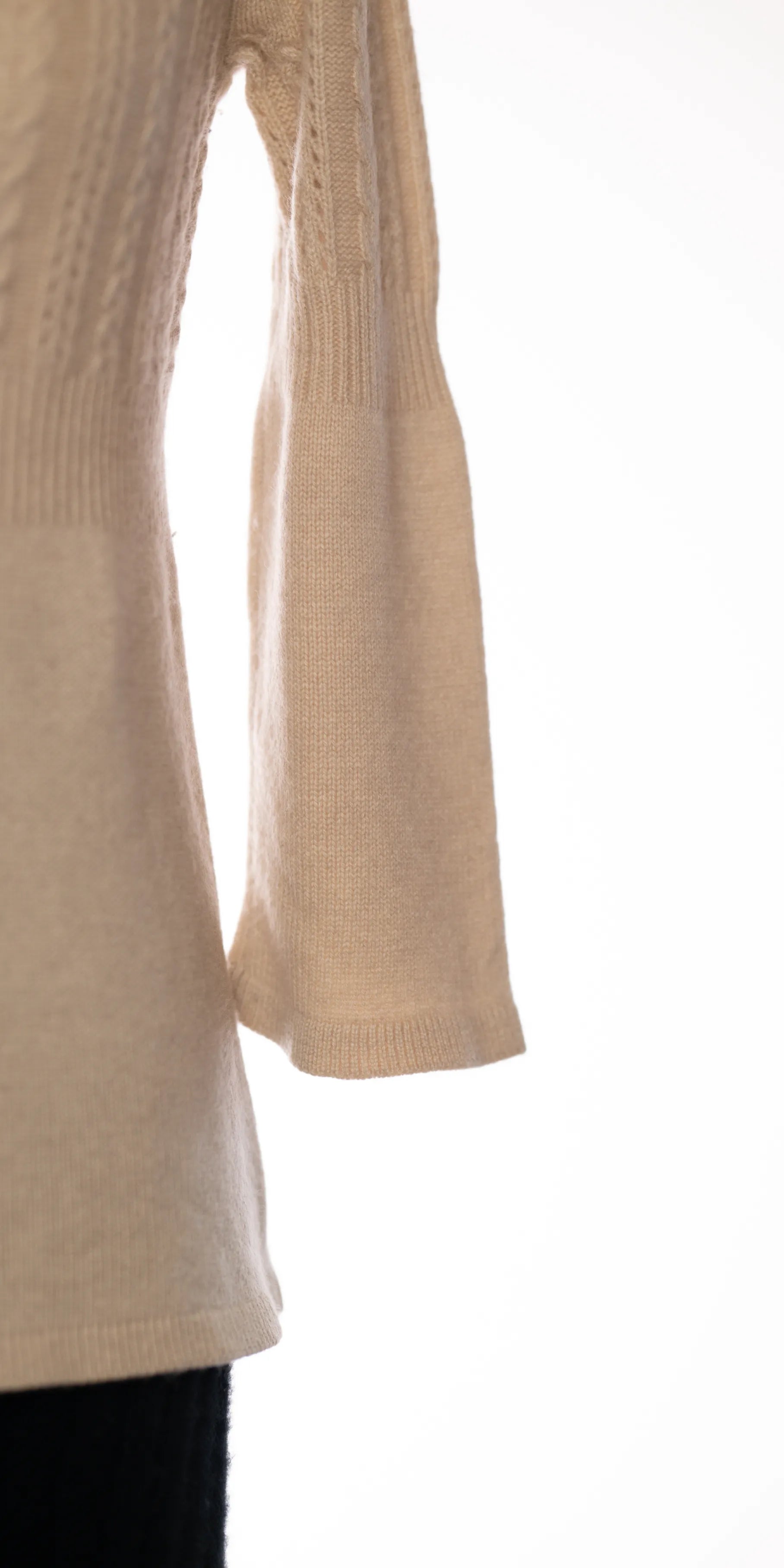 Pulover cu torsade din casmir - Ann Taylor -S