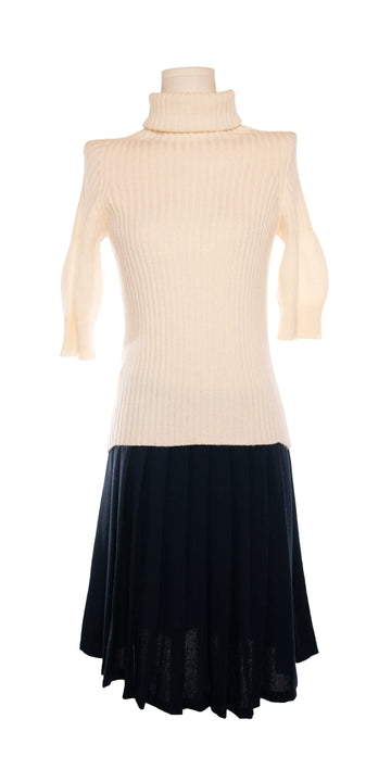Bluza cu maneca 3/4 din blend lana - Stefanel