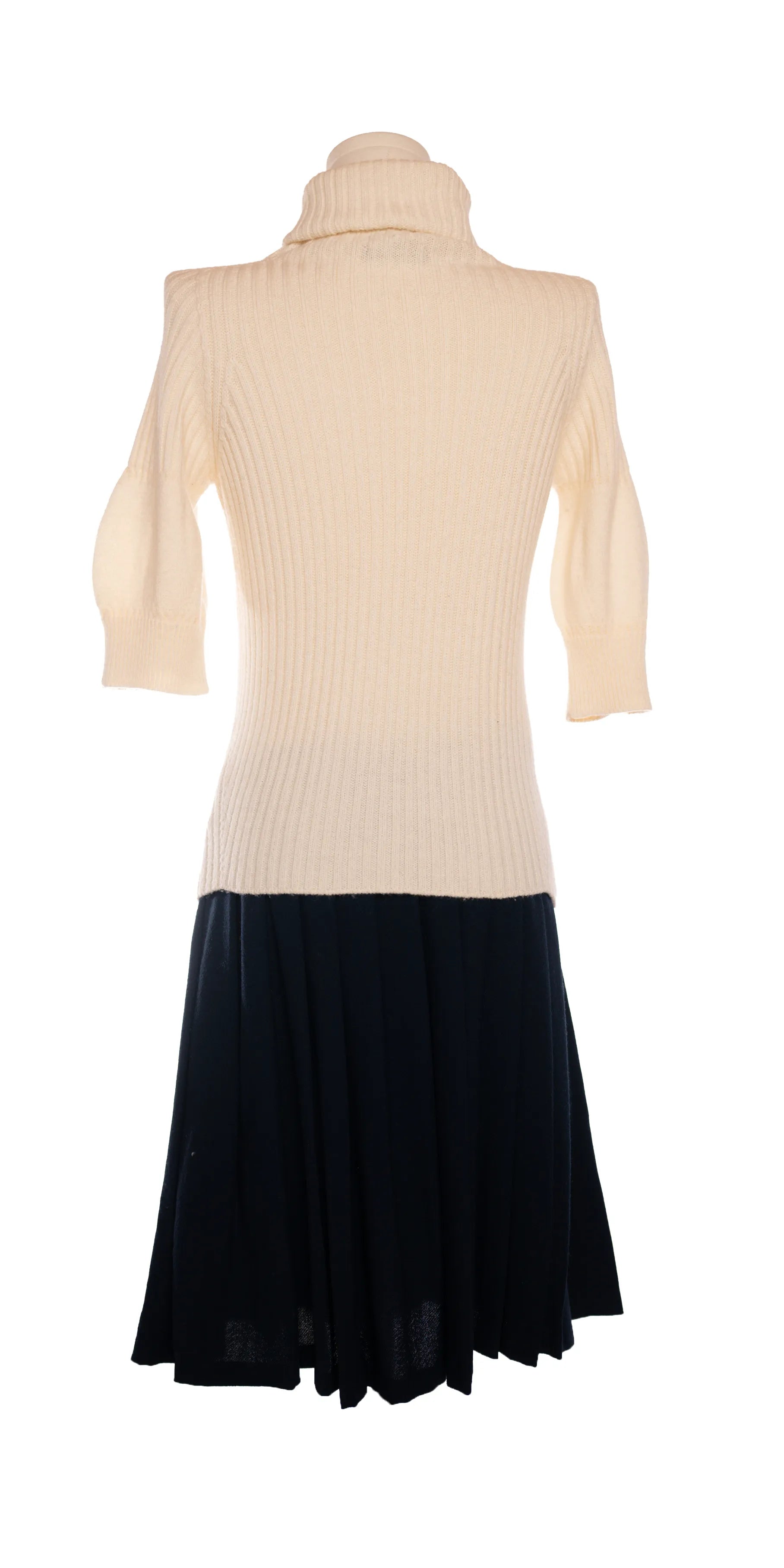 Bluza cu maneca 3/4 din blend lana - Stefanel