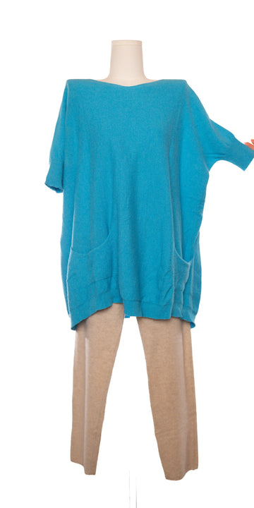 Tricou cu maneca fluture - Fabrica del Cachemire -S