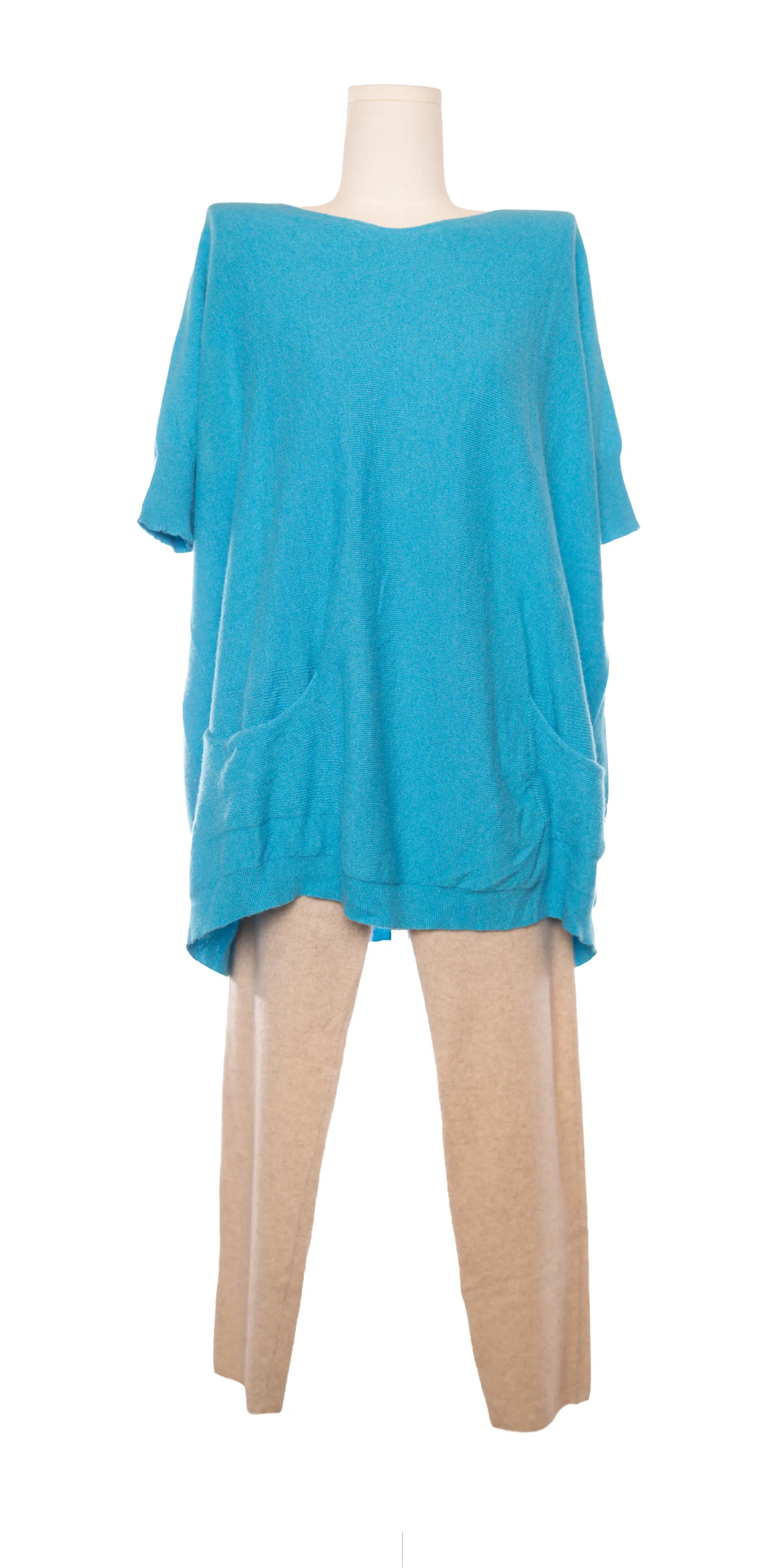 Tricou cu maneca fluture - Fabrica del Cachemire -S