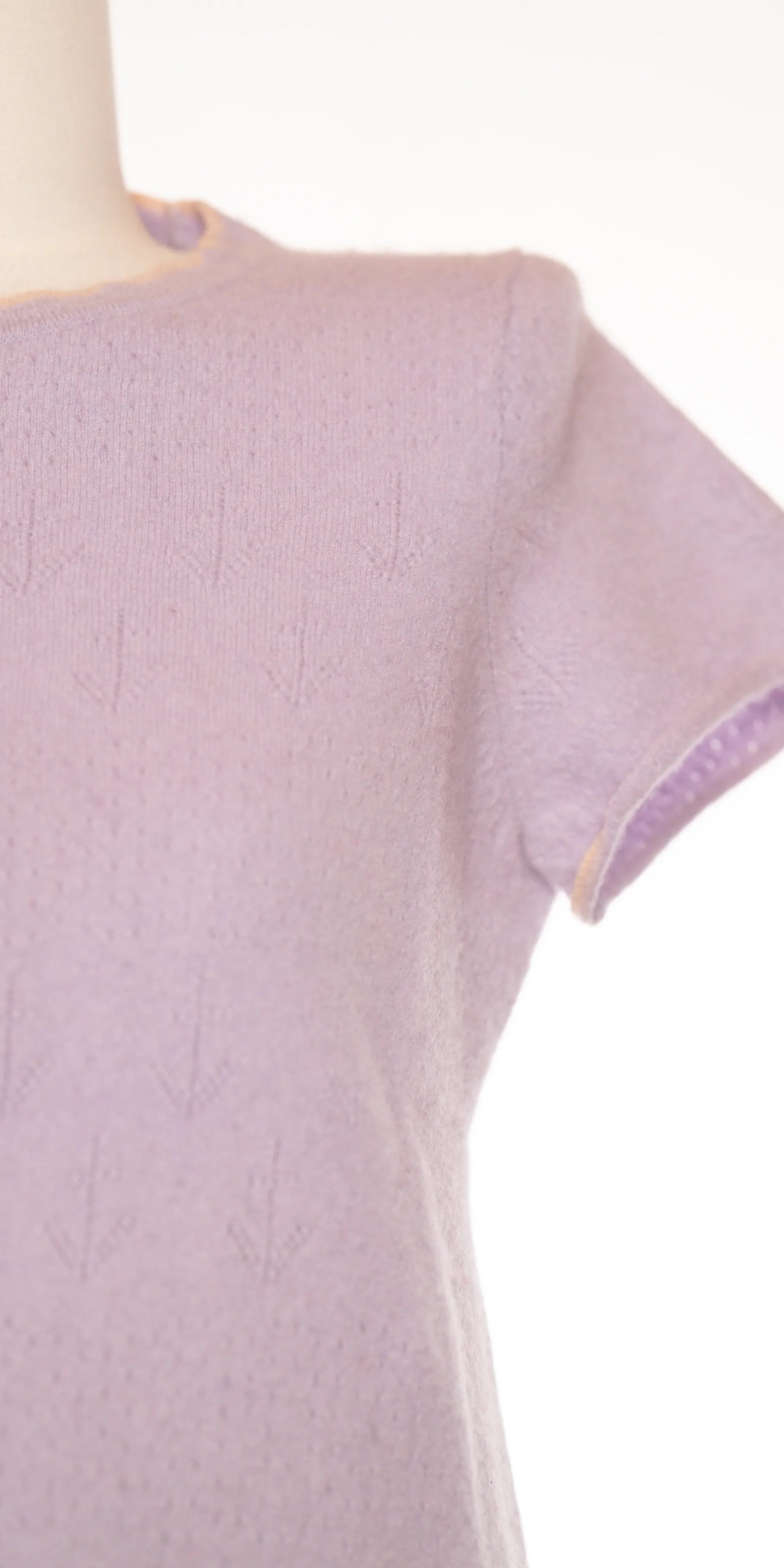 Tricou din casmir cu perforatii - J Crew