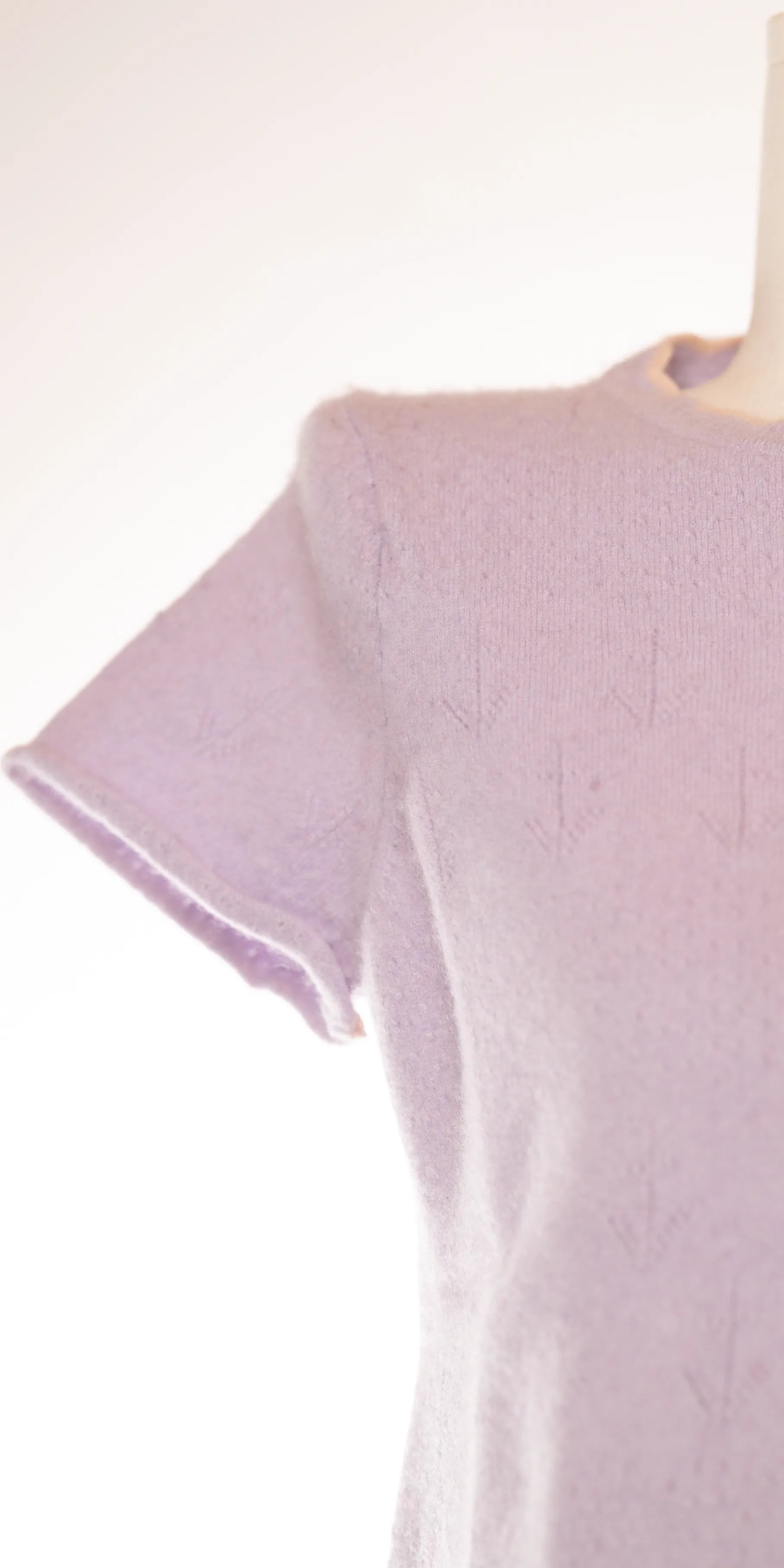 Tricou din casmir cu perforatii - J Crew