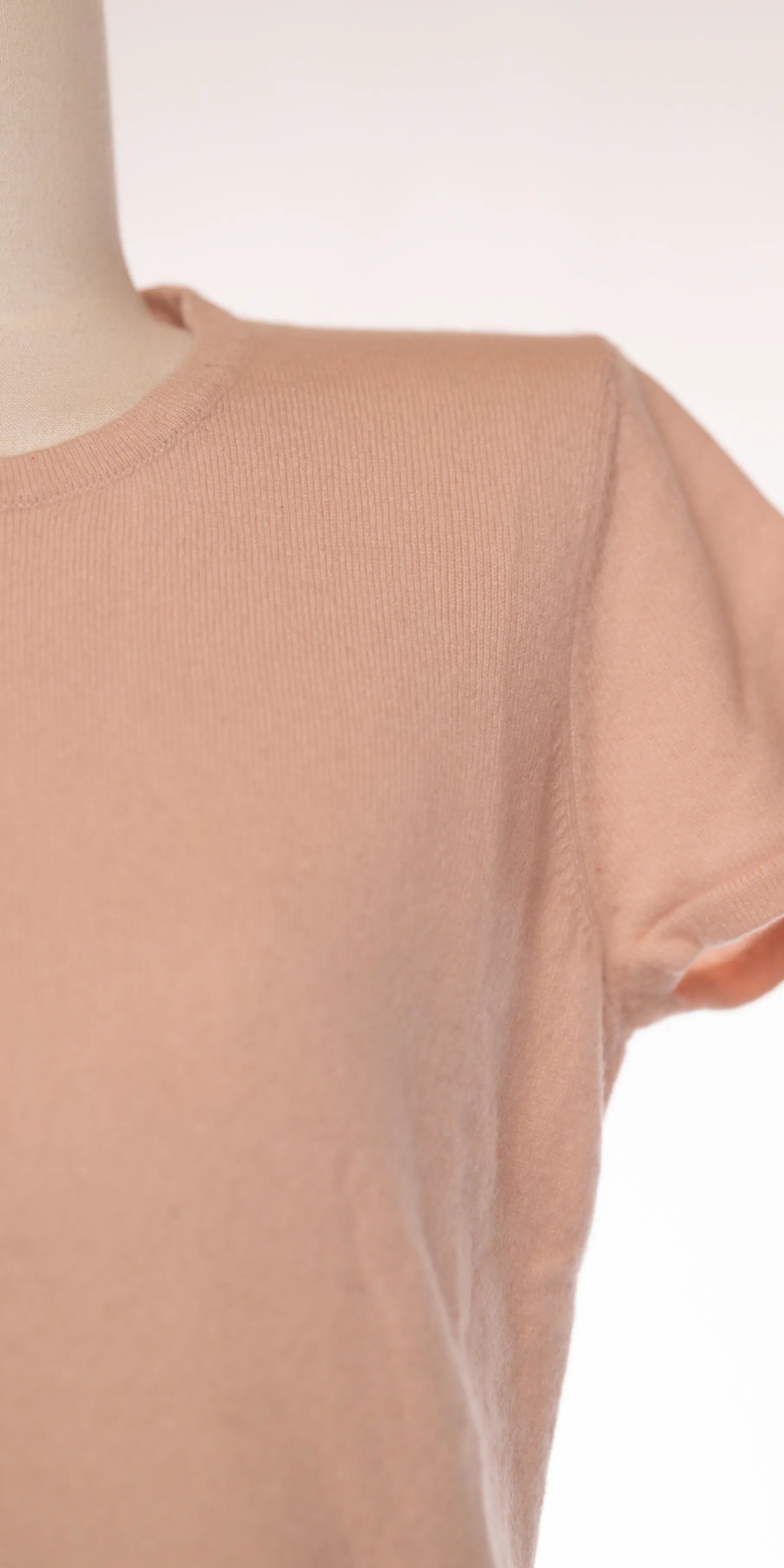 Bluza cu maneca scurta din casmir - Jones New York