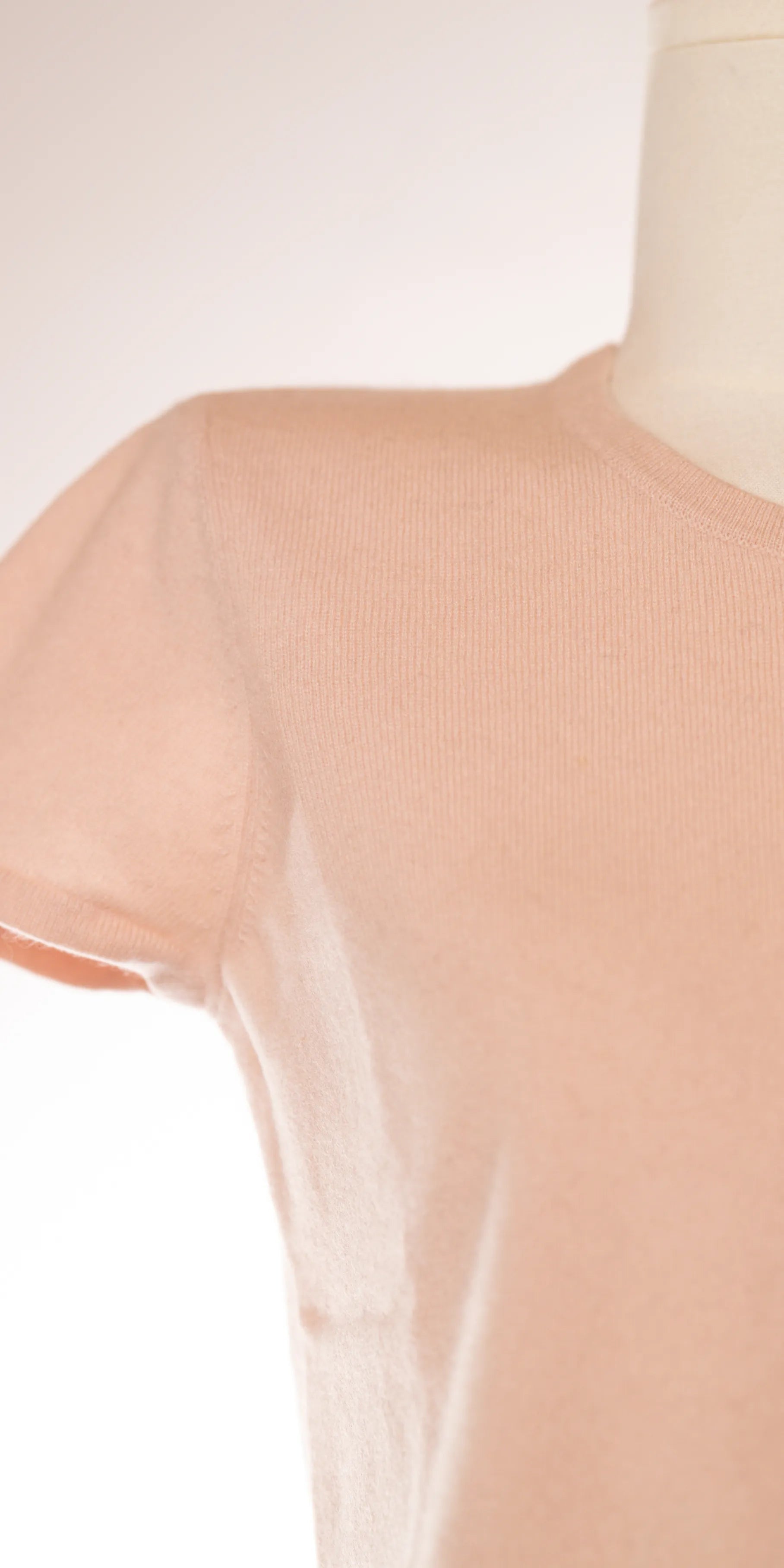 Bluza cu maneca scurta din casmir - Jones New York