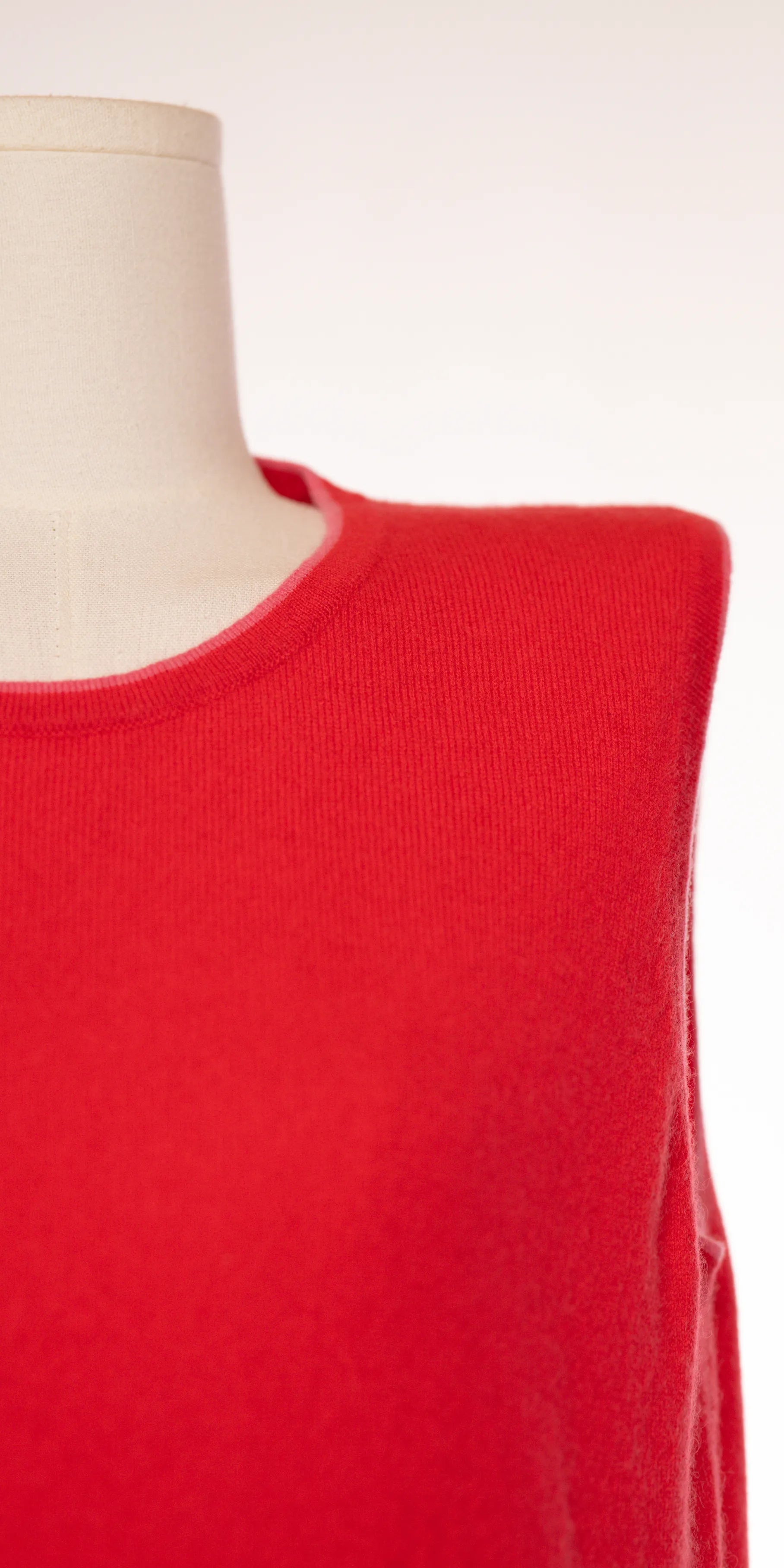 Bluza din casmir fara maneci - Lauren Hansen