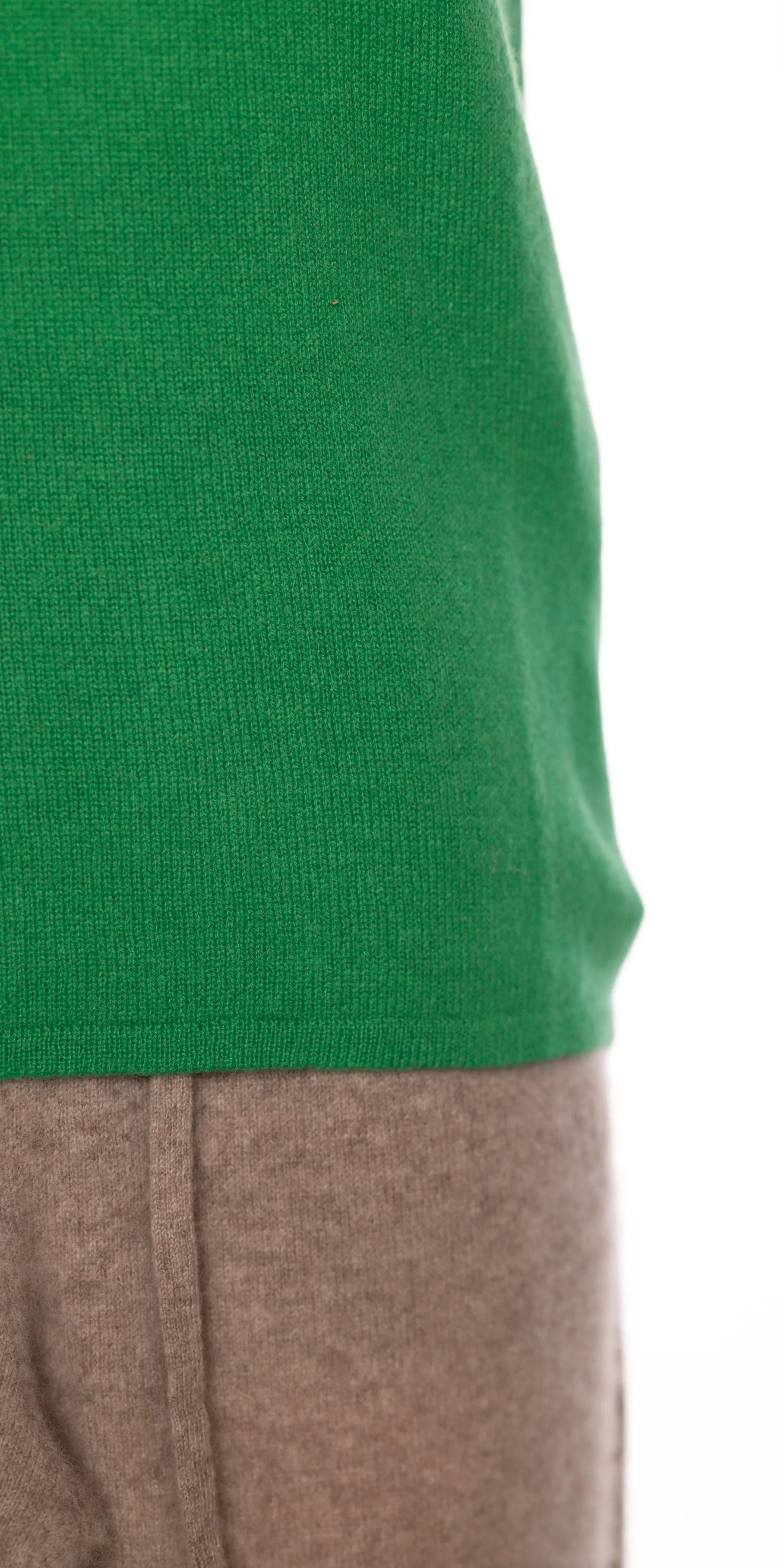 Bluza cu maneca scurta din casmir aerat - inCashmere