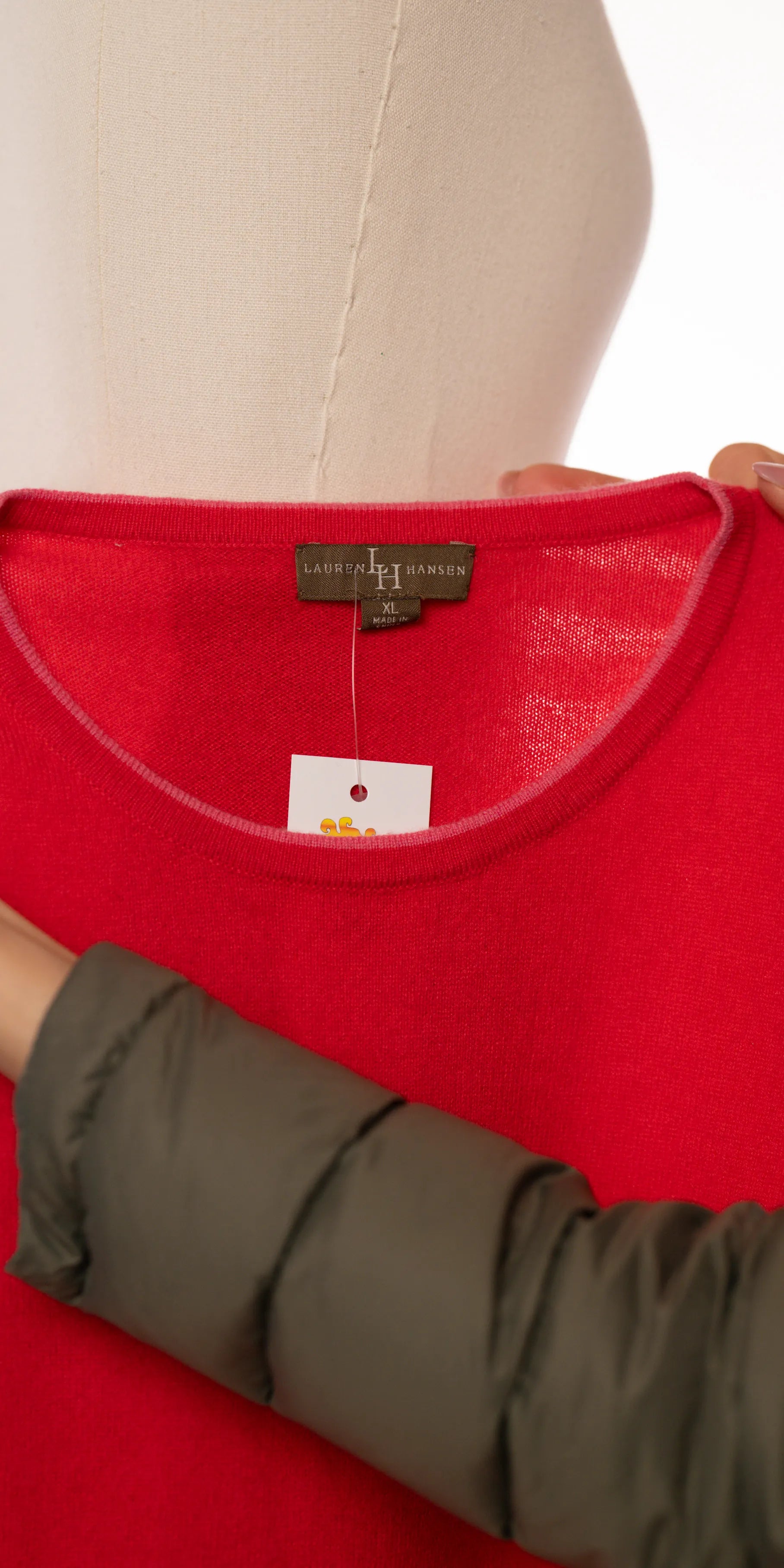 Bluza din casmir fara maneci - Lauren Hansen