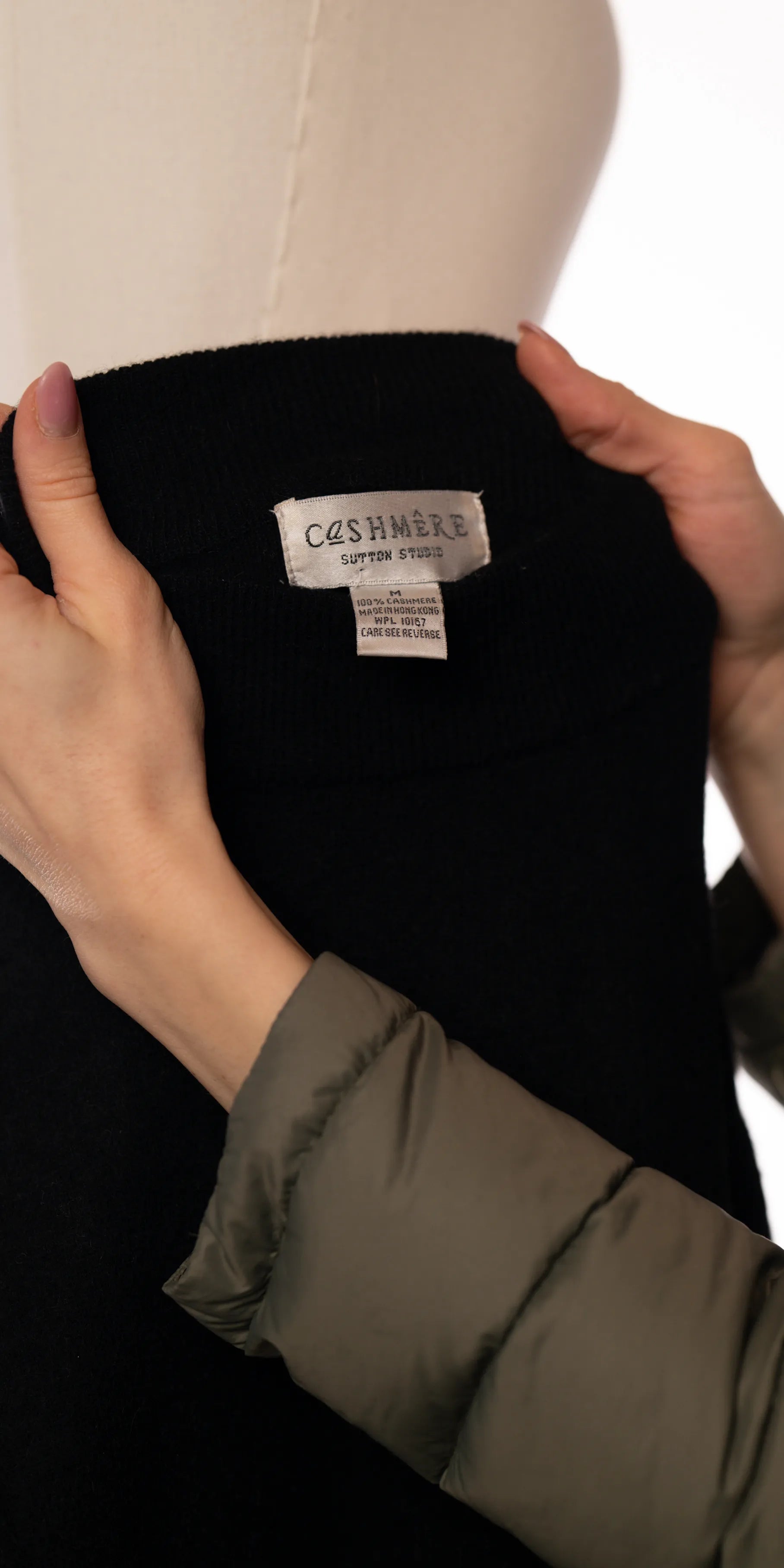 Helanca cu maneca scurta din casmir -Cashmere Sutton