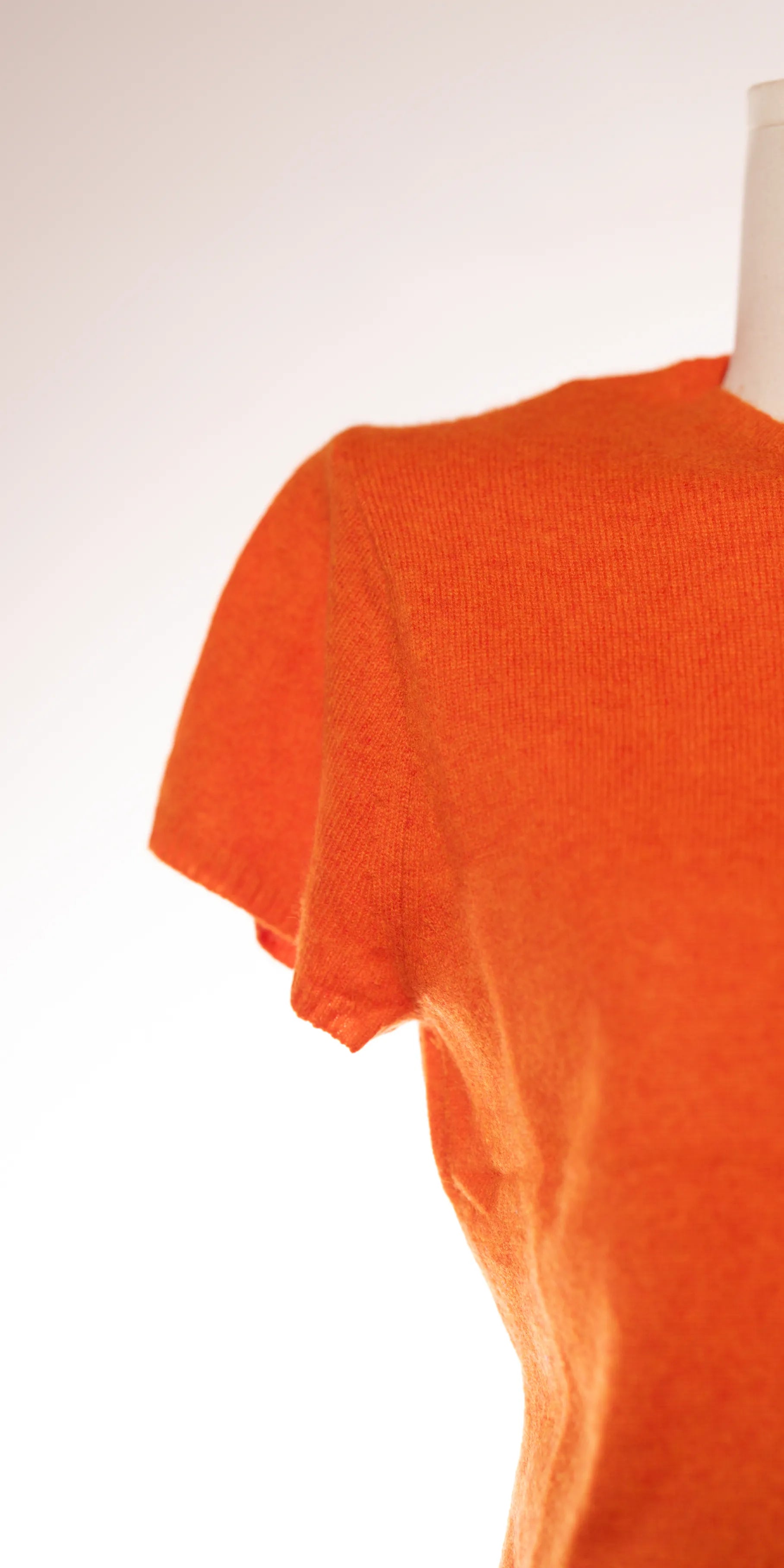 Bluza cu maneca scurta din casmir aerat - J Crew