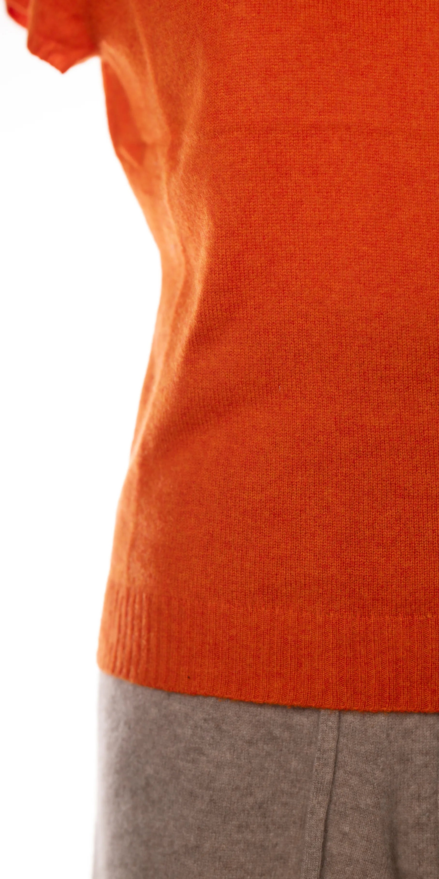 Bluza cu maneca scurta din casmir aerat - J Crew