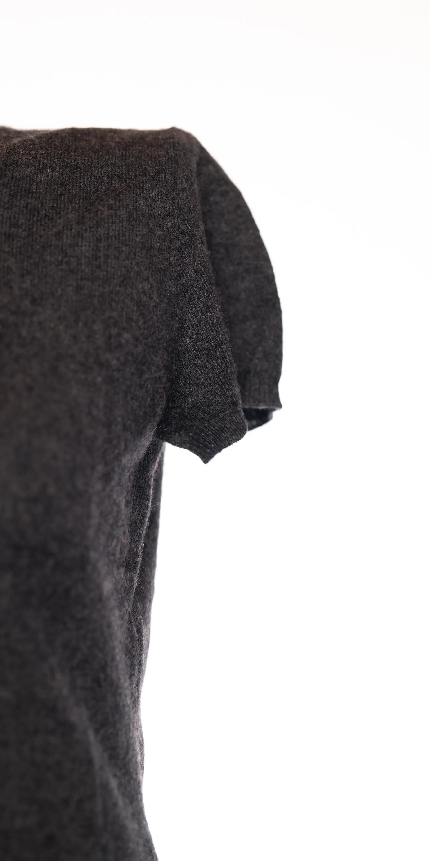 Bluza cu maneca scurta din casmir