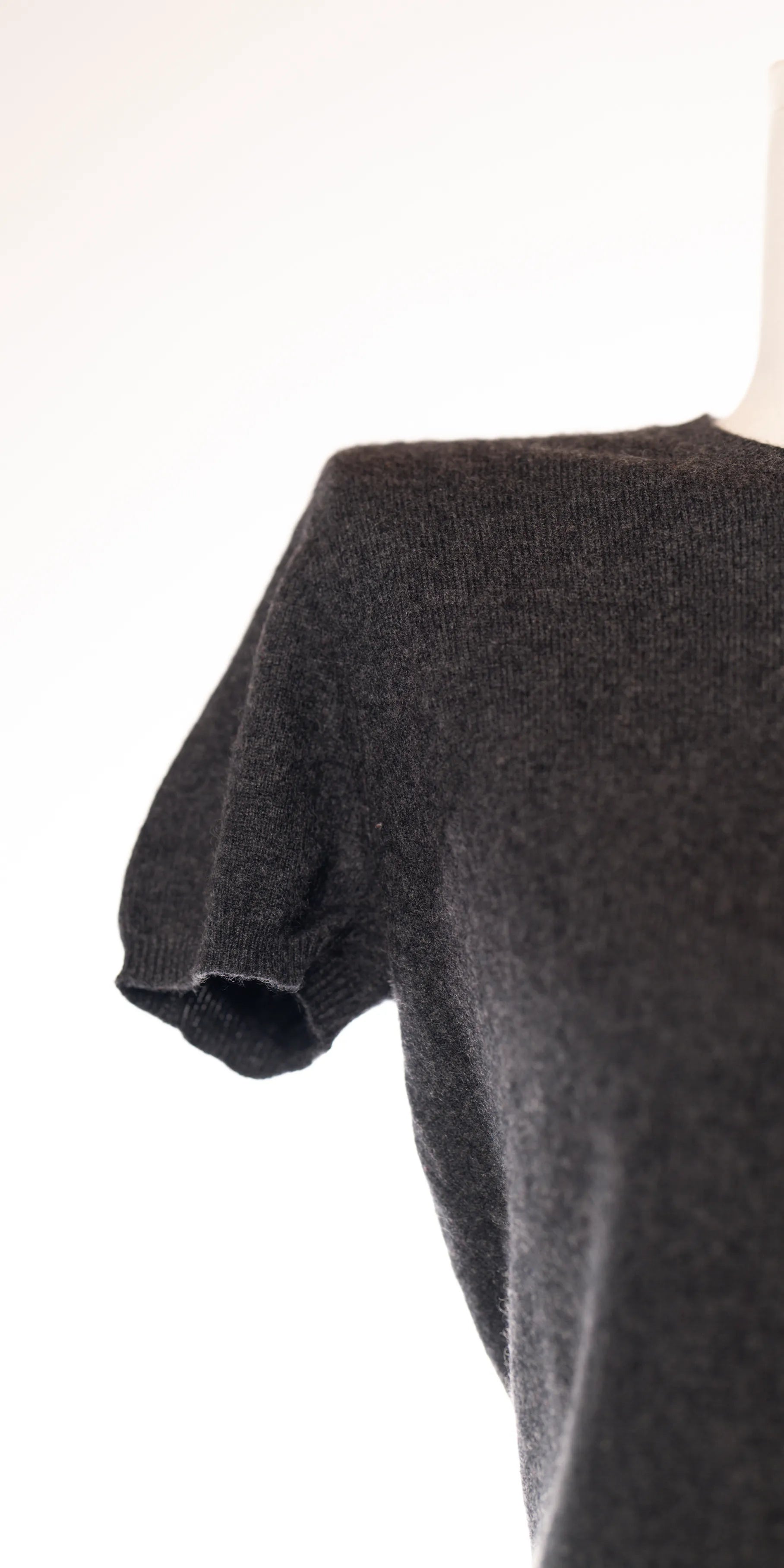 Bluza cu maneca scurta din casmir