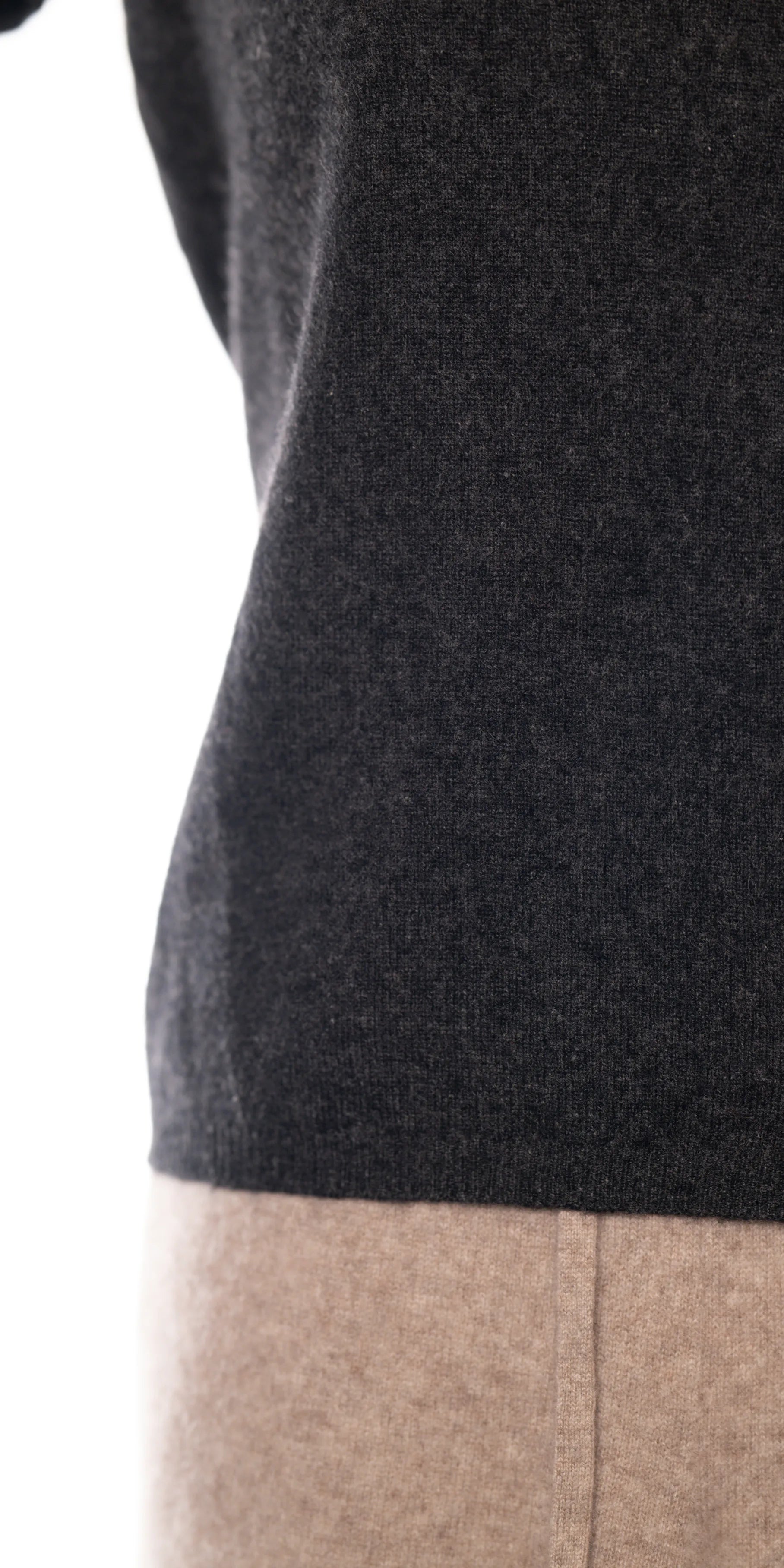 Bluza cu maneca scurta din casmir