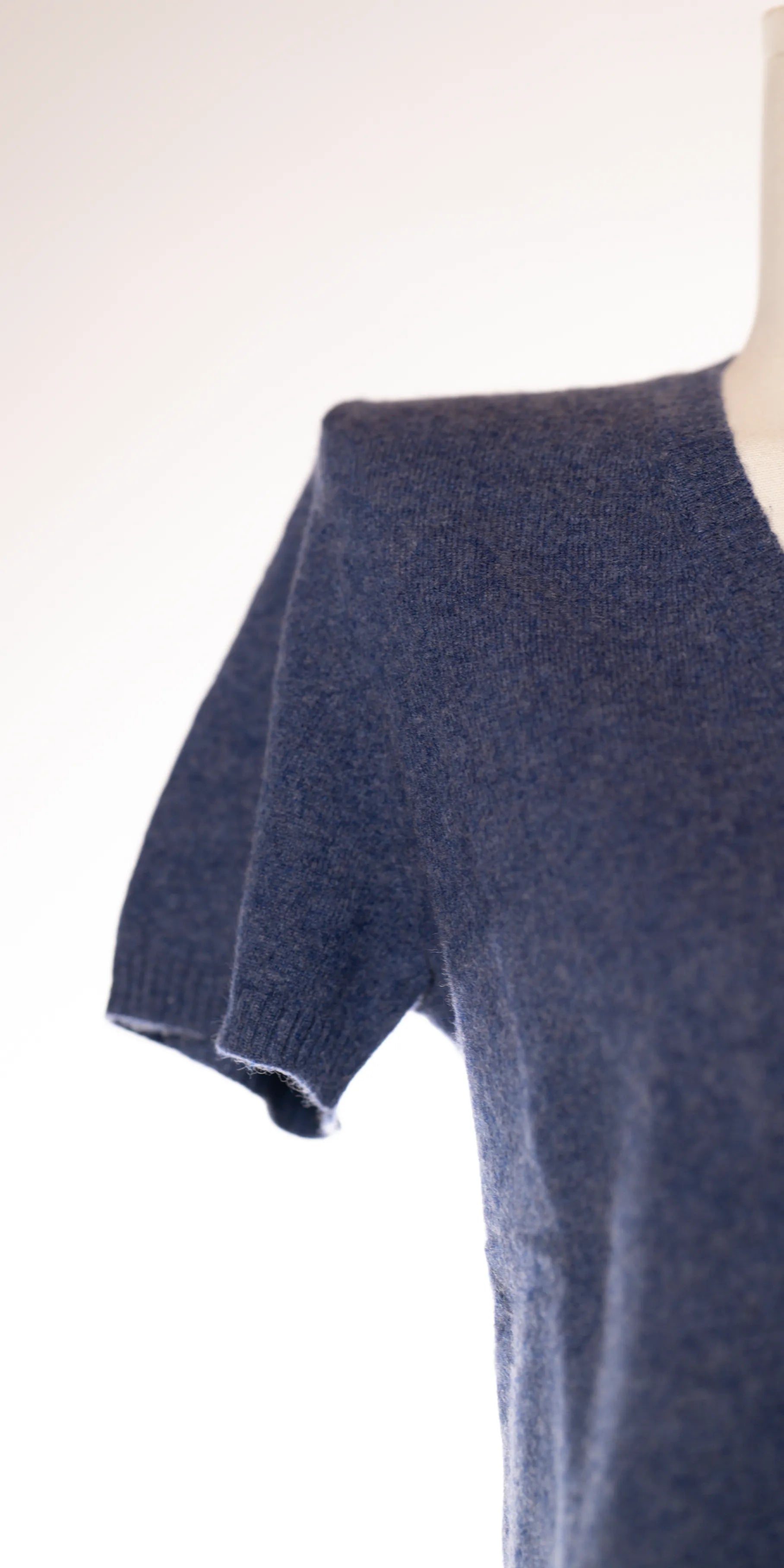 Bluza cu maneca scurta din casmir - Classiques Entier