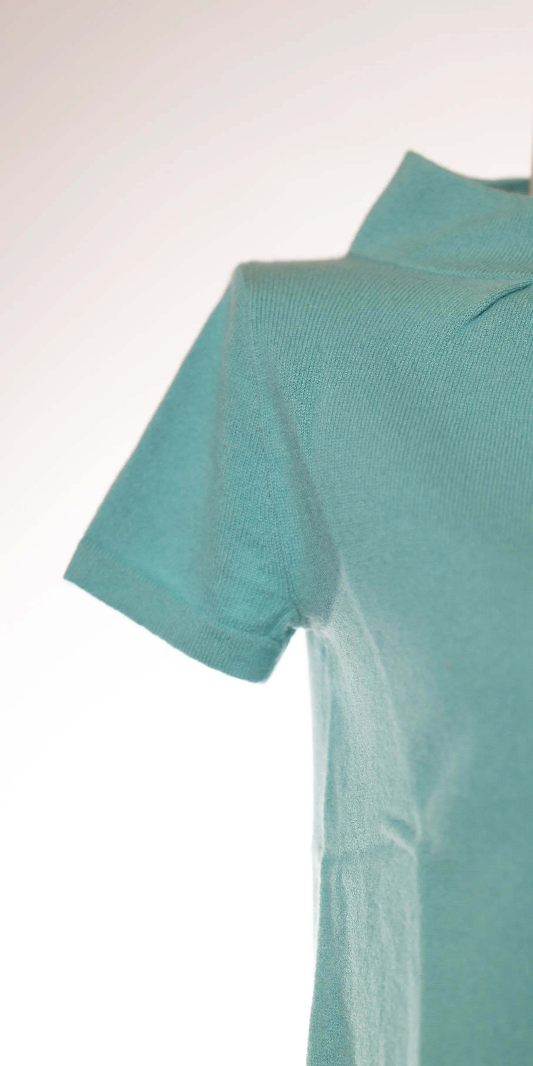 Bluza cu maneca scurta din casmir - J Crew