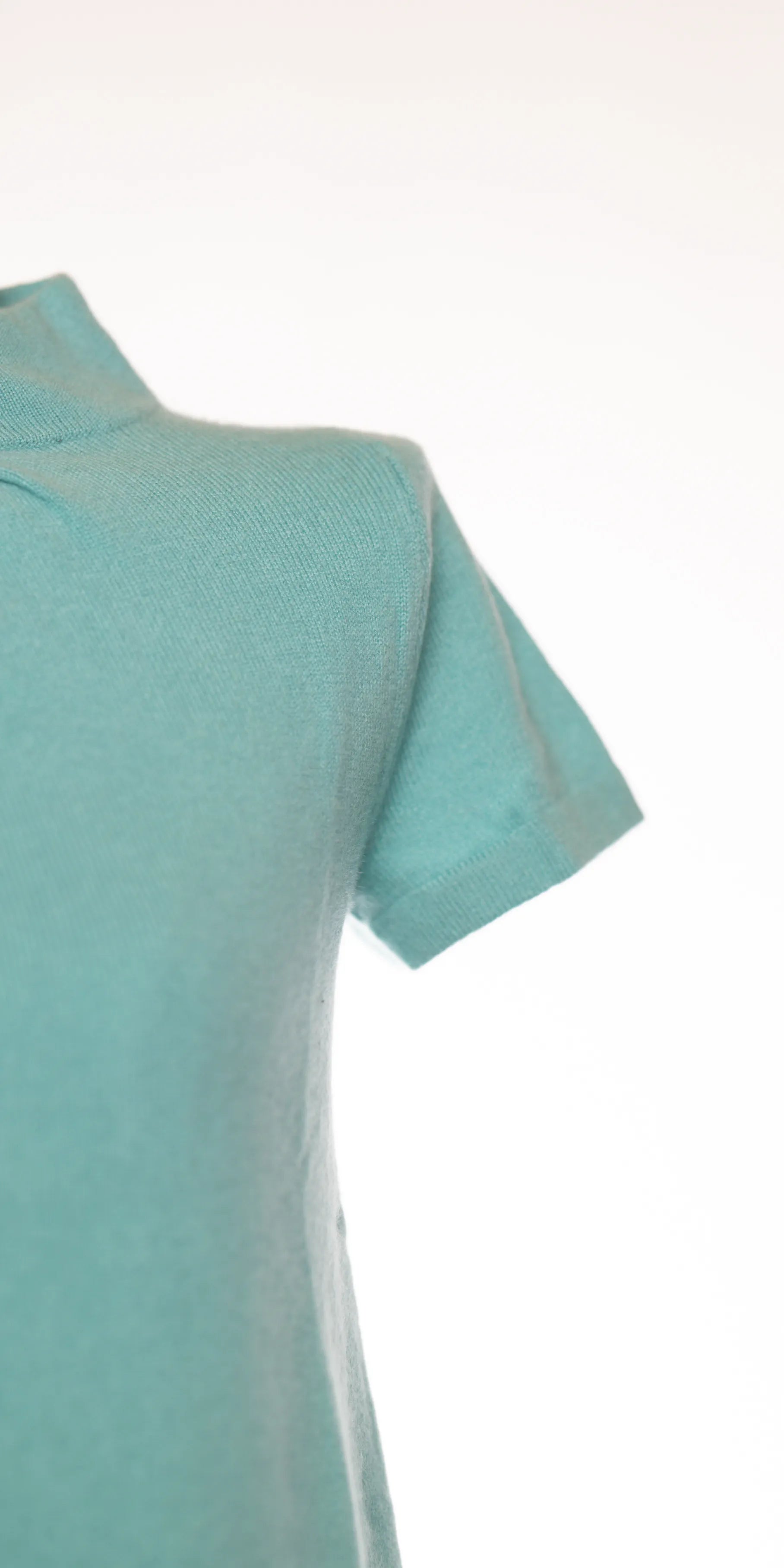 Bluza cu maneca scurta din casmir - J Crew