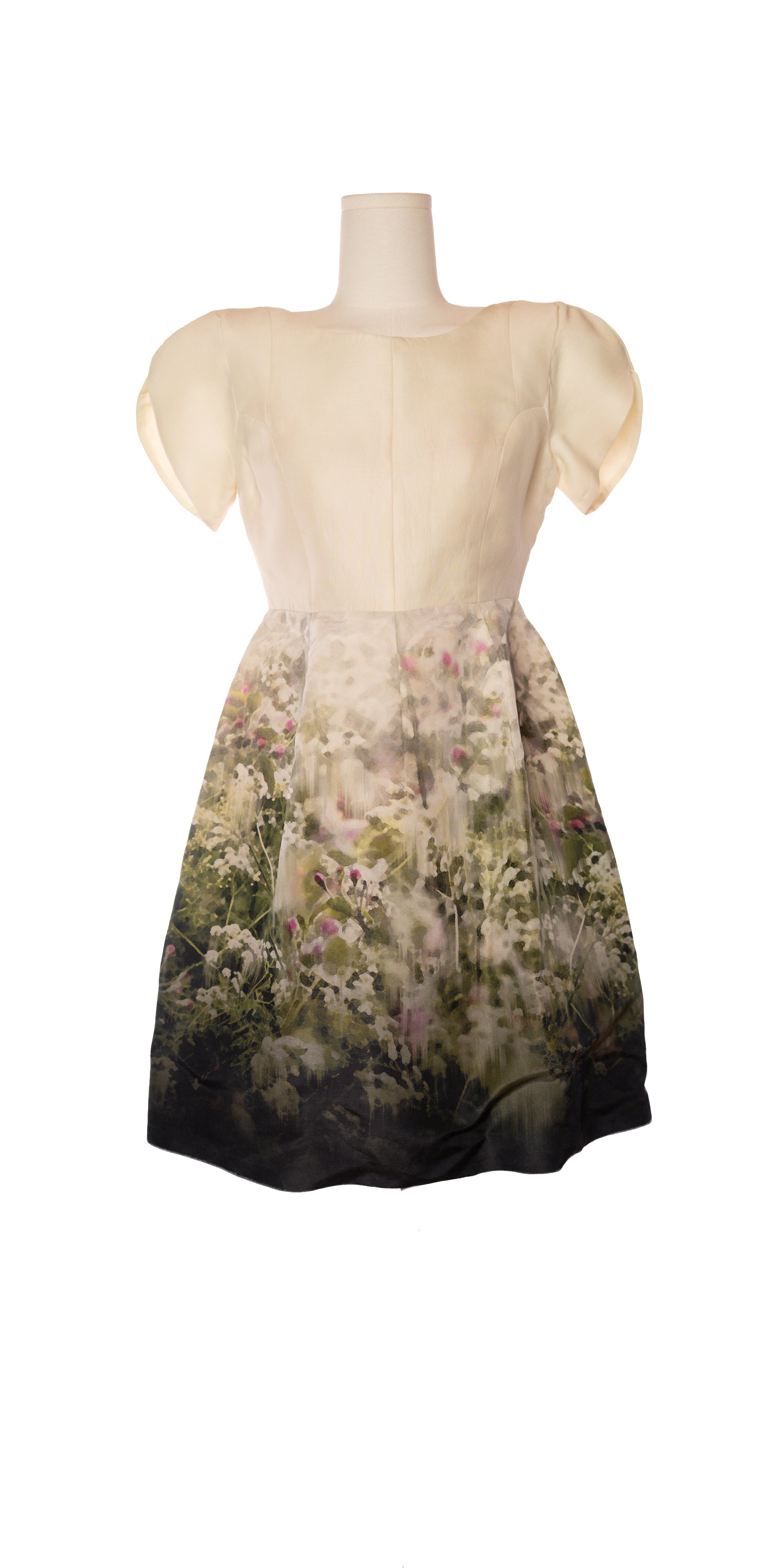 Rochie din matase naturala structurata - Made in Italy