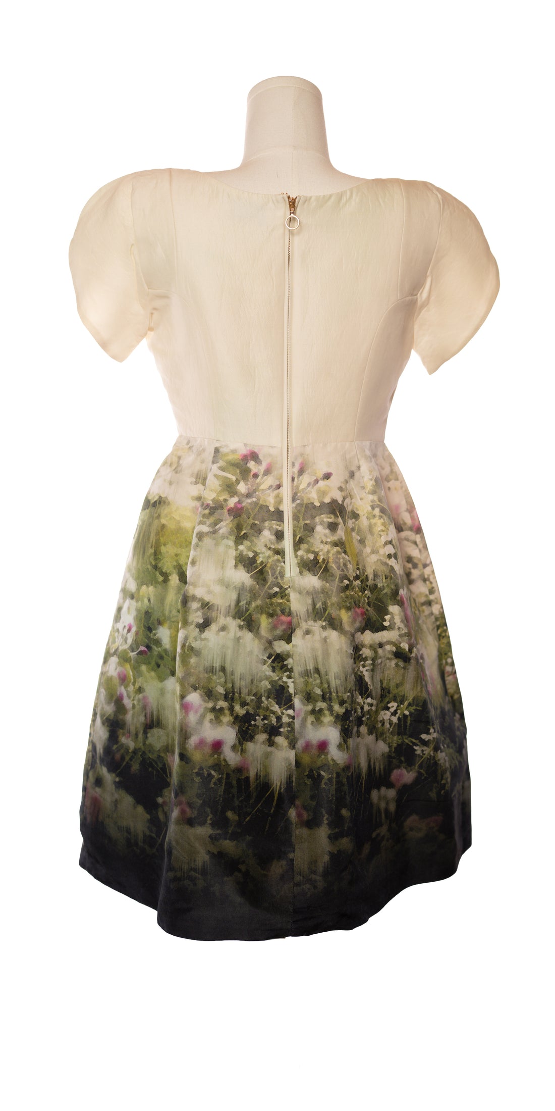 Rochie din matase naturala structurata - Made in Italy