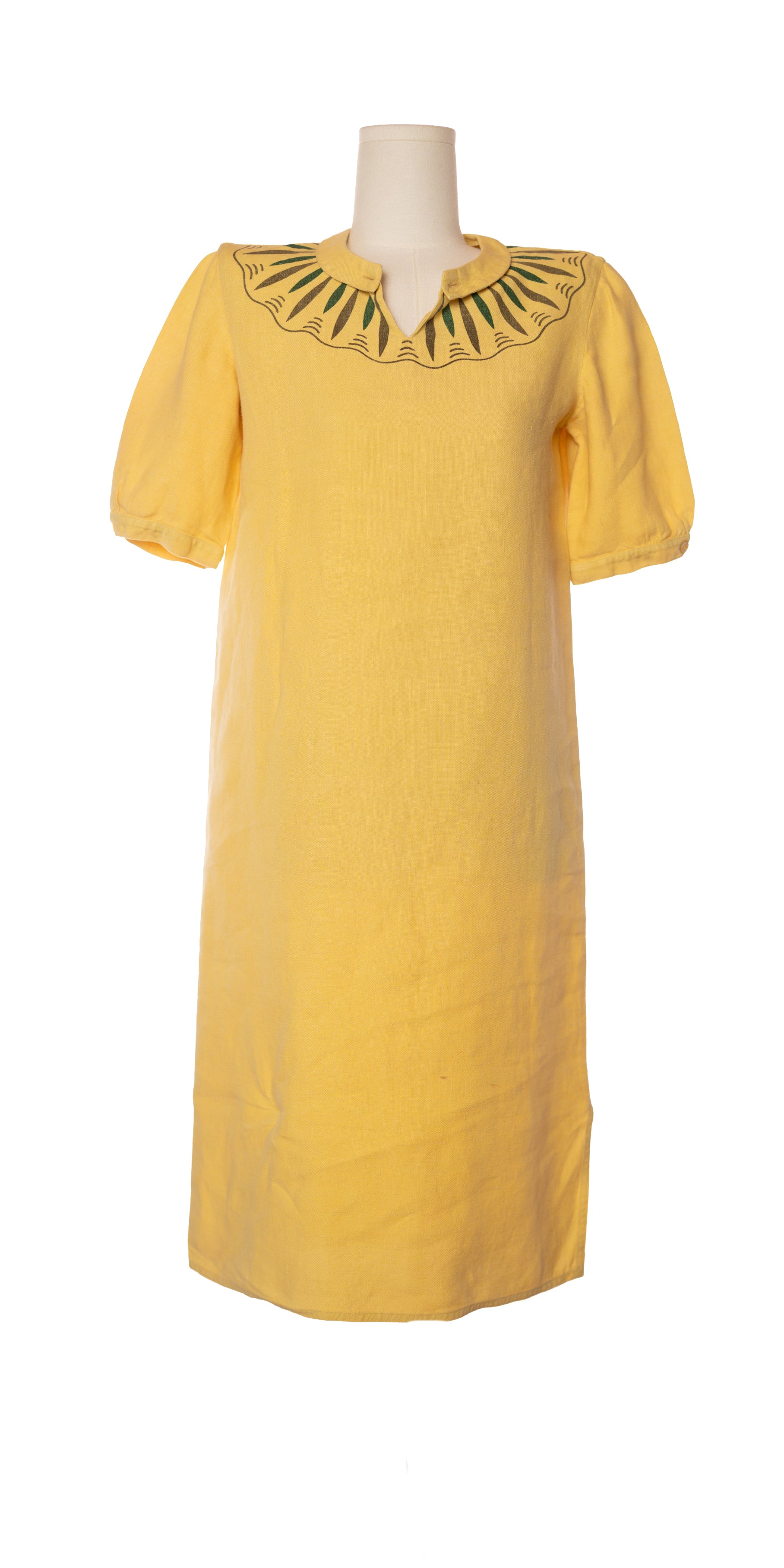 Rochie dreapta din in - Made in Italy