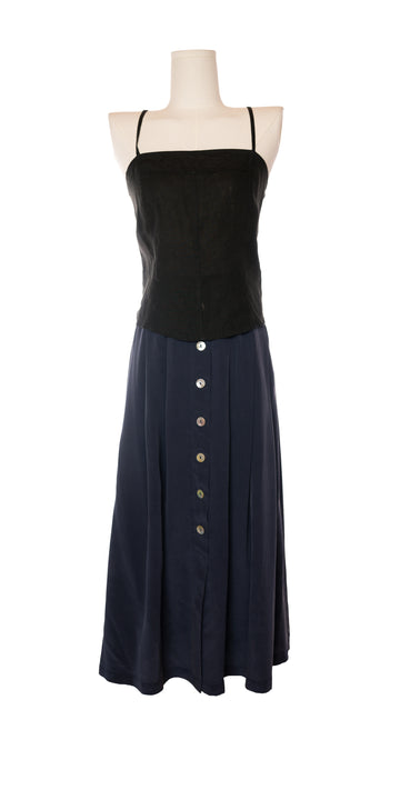 Top din in cu nasturi la spate- PennyBlack