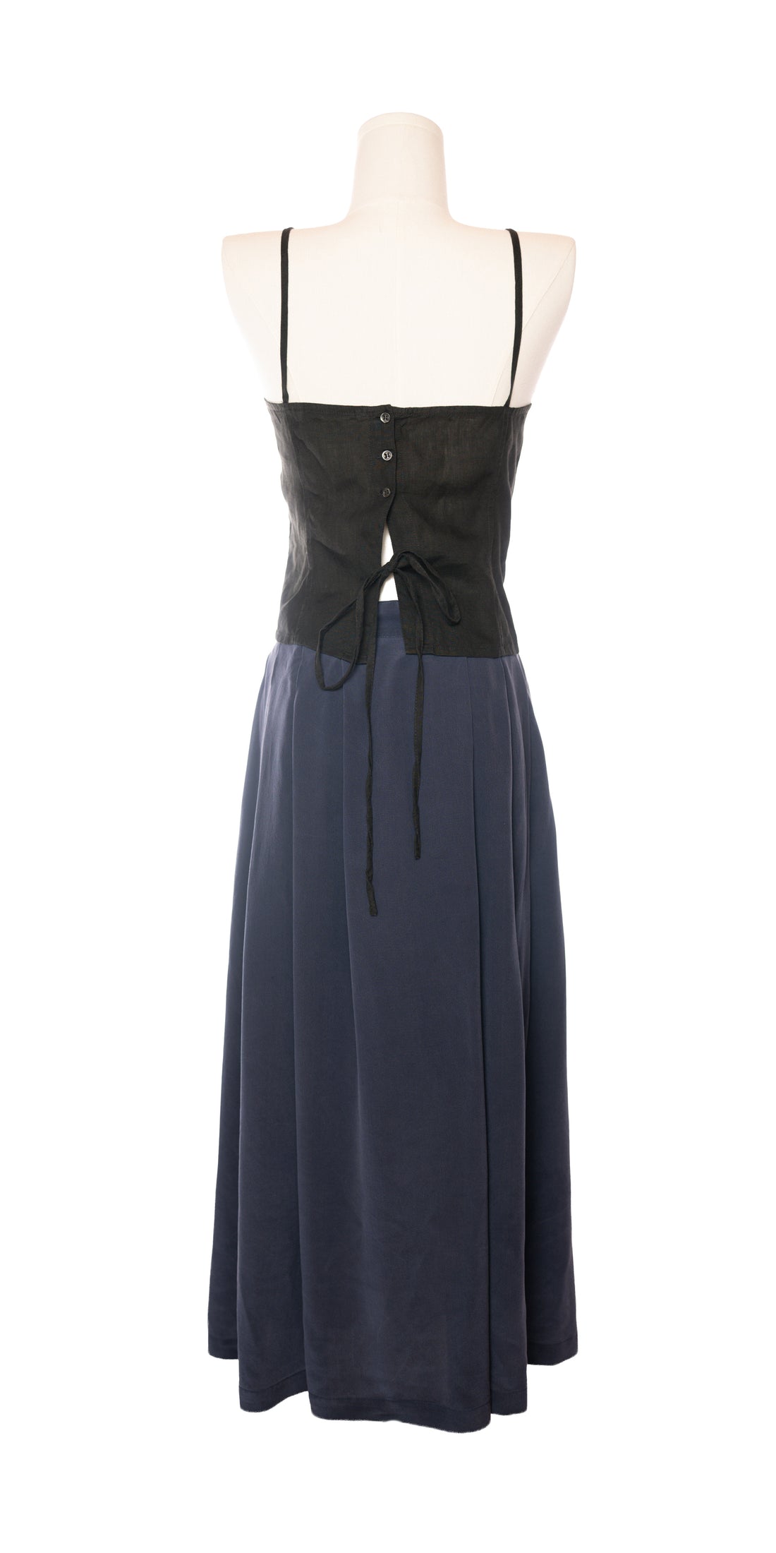 Top din in cu nasturi la spate- PennyBlack
