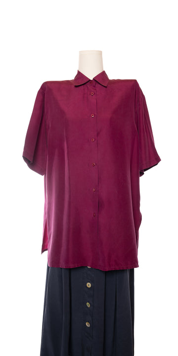 Camasa vintage lunga din matase - Yessica by C&A