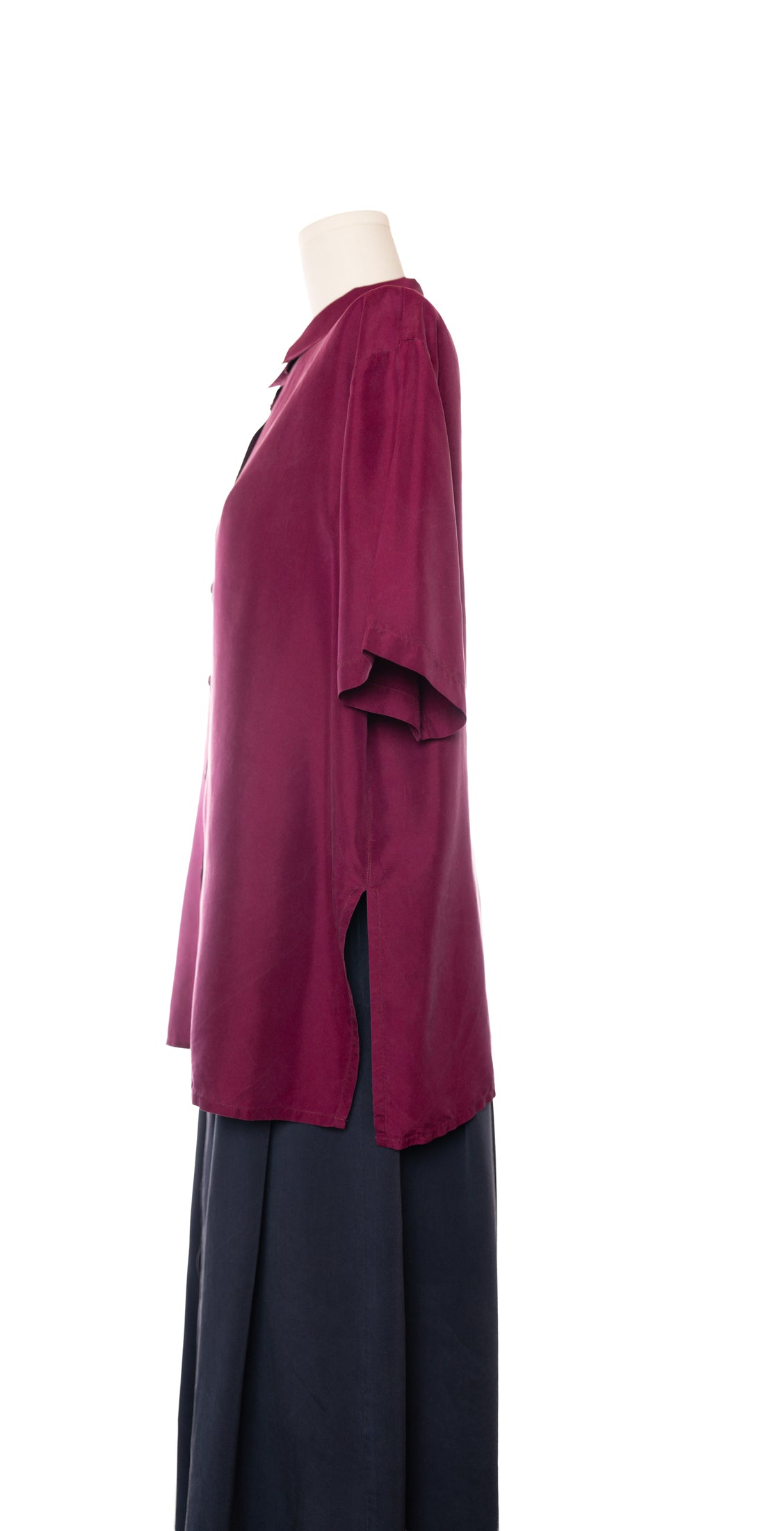 Camasa vintage lunga din matase - Yessica by C&A