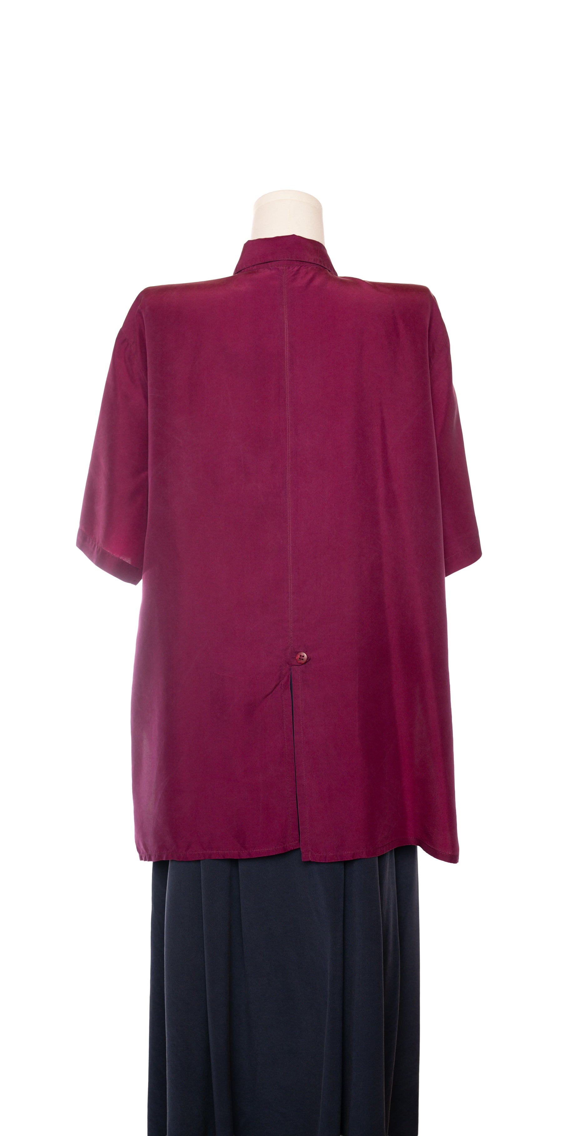 Camasa vintage lunga din matase - Yessica by C&A