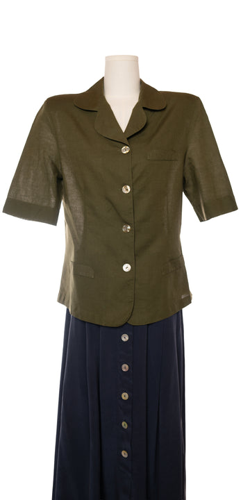 Camasa din blend de in - United Colors of Benetton
