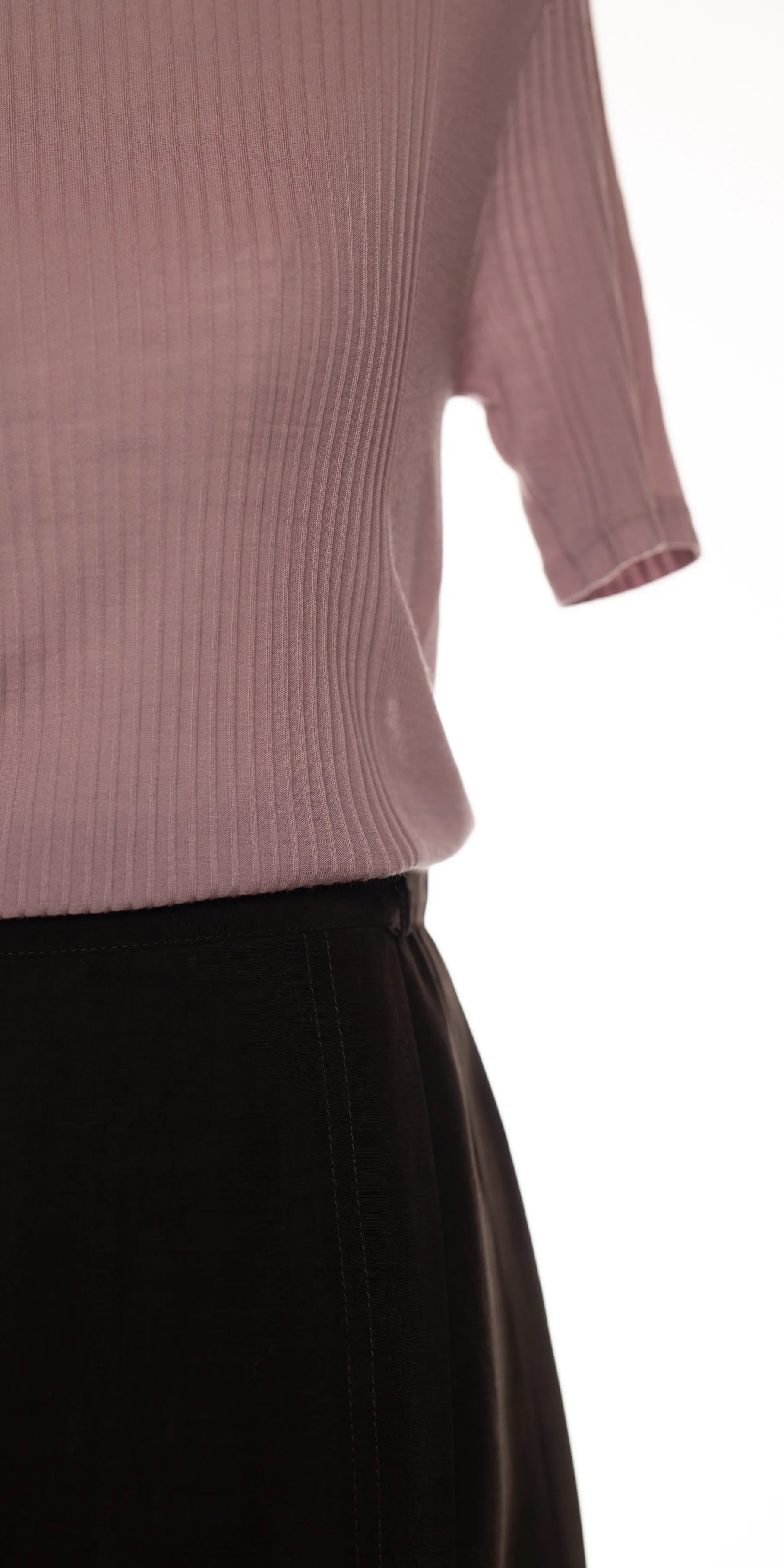 Tricou rib din lana de vara si bumbac - EGi