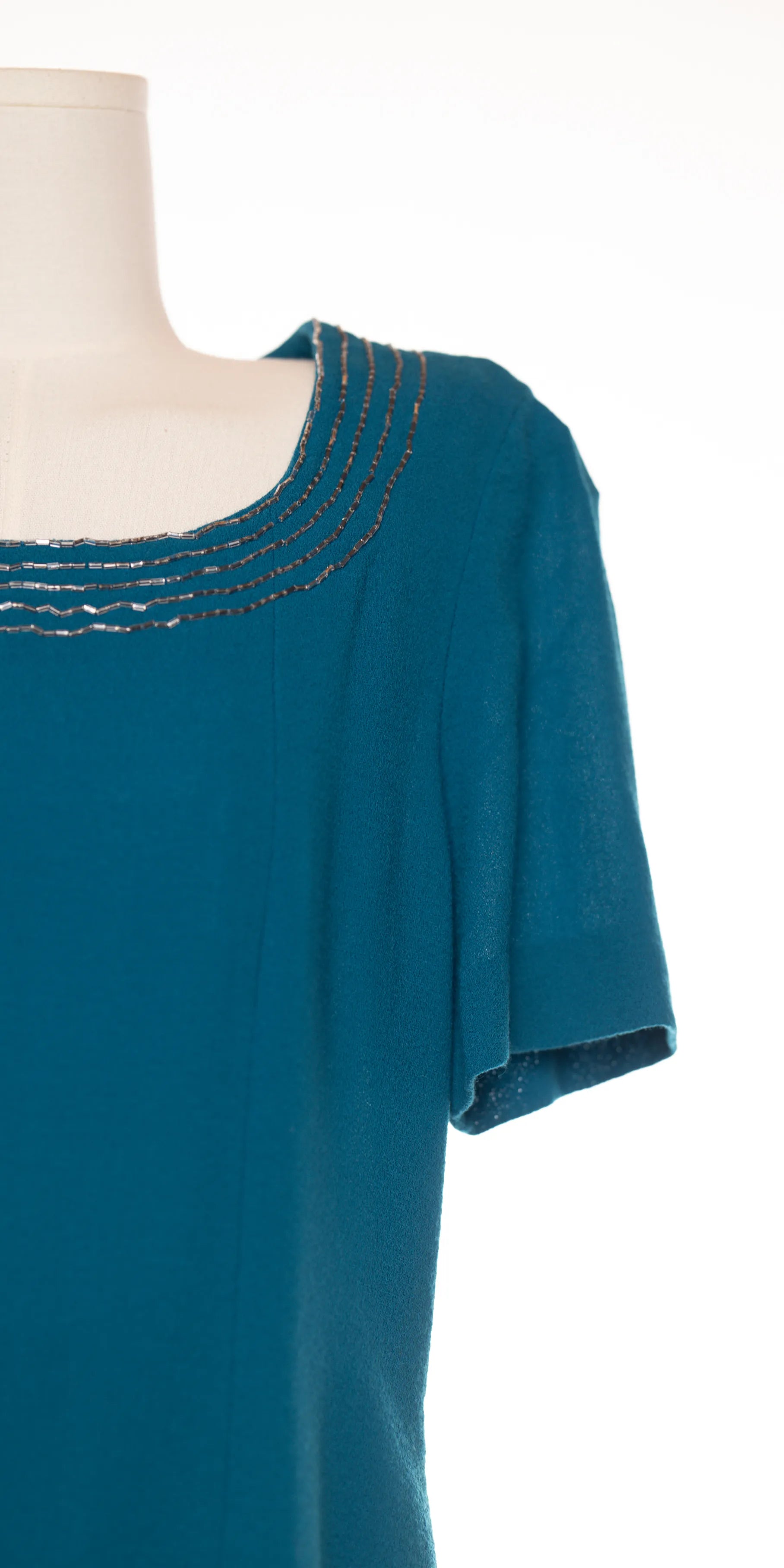 Deux piece din lana crep - Rochie si pardesiu